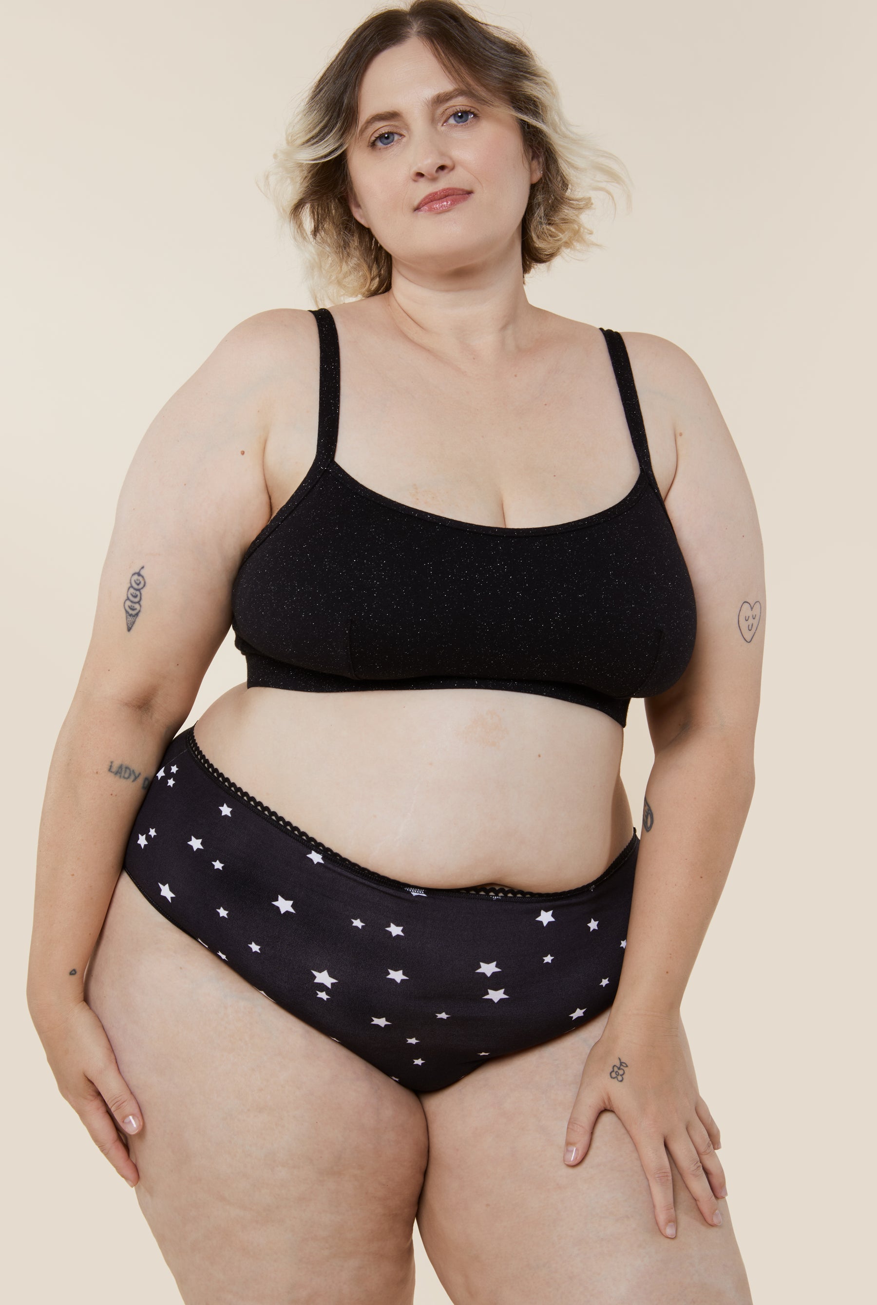 Lana fait du 48 et porte une taille 2XL