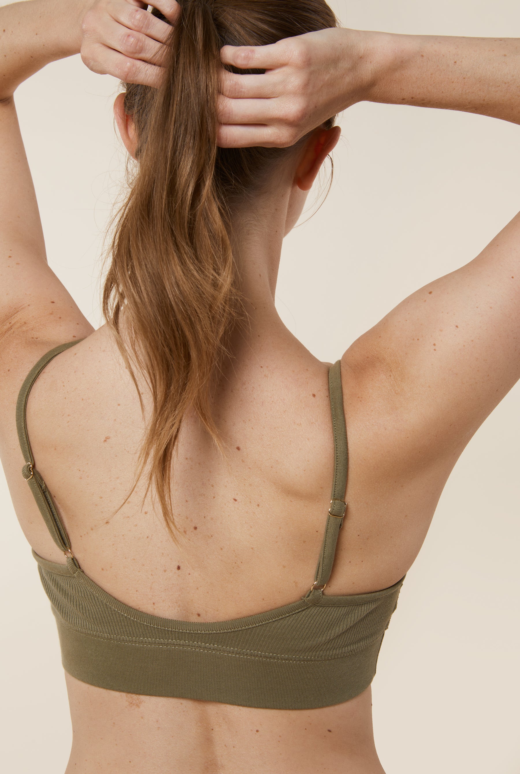 Brassière Coton BIO - Kaki