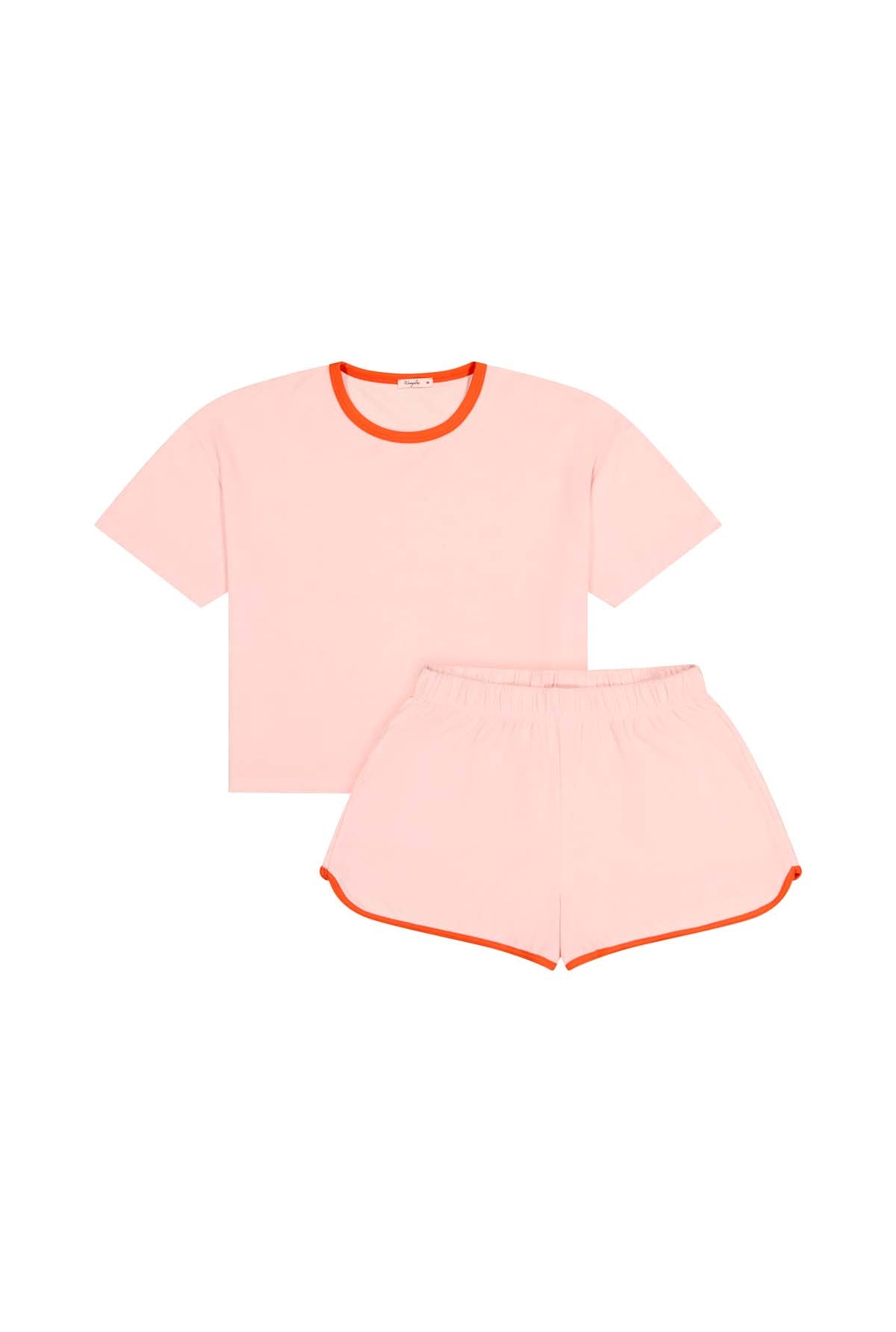 Ensemble Éponge Coton BIO - Rose et Rouge