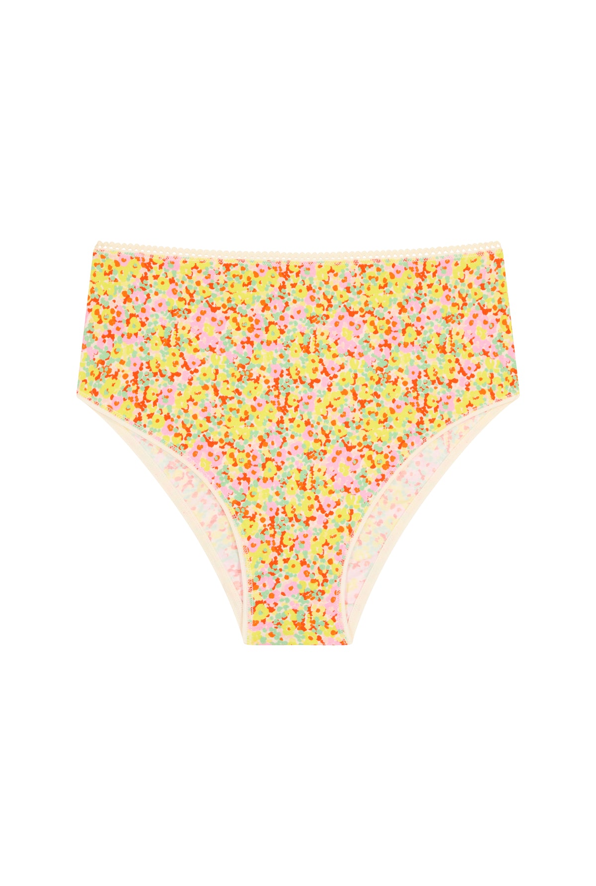 Culotte Taille Haute Coton BIO - Confettis Campagne
