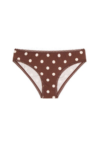 Culotte Coton BIO - Pois marron