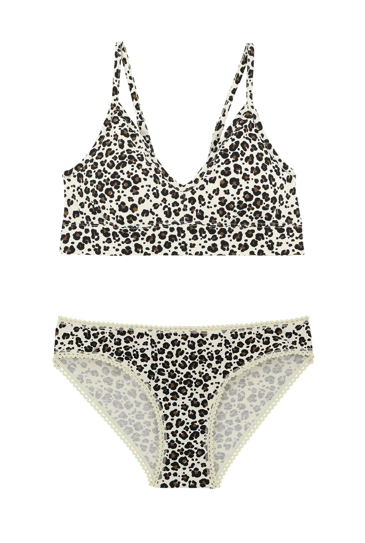 1 BRASSIERE + 1 CULOTTE - Léopard Classique