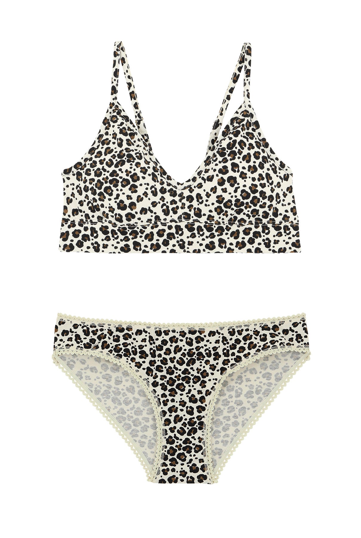 1 BRASSIERE + 1 CULOTTE - Léopard Classique