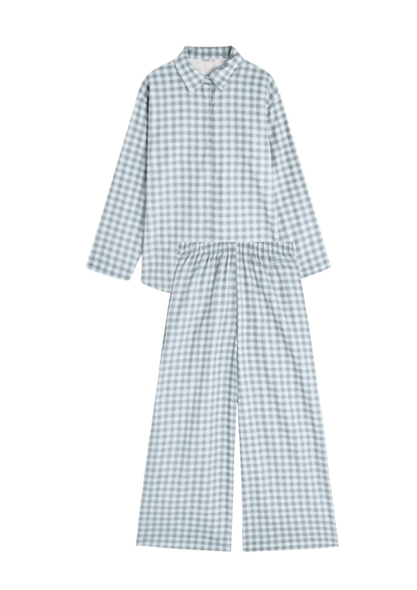 Pyjama Long Flanelle - Vert