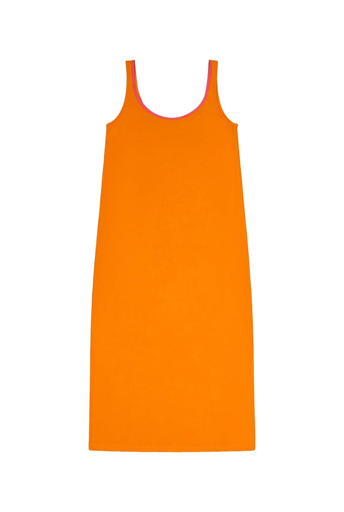Robe Longue Éponge Coton BIO - Orange