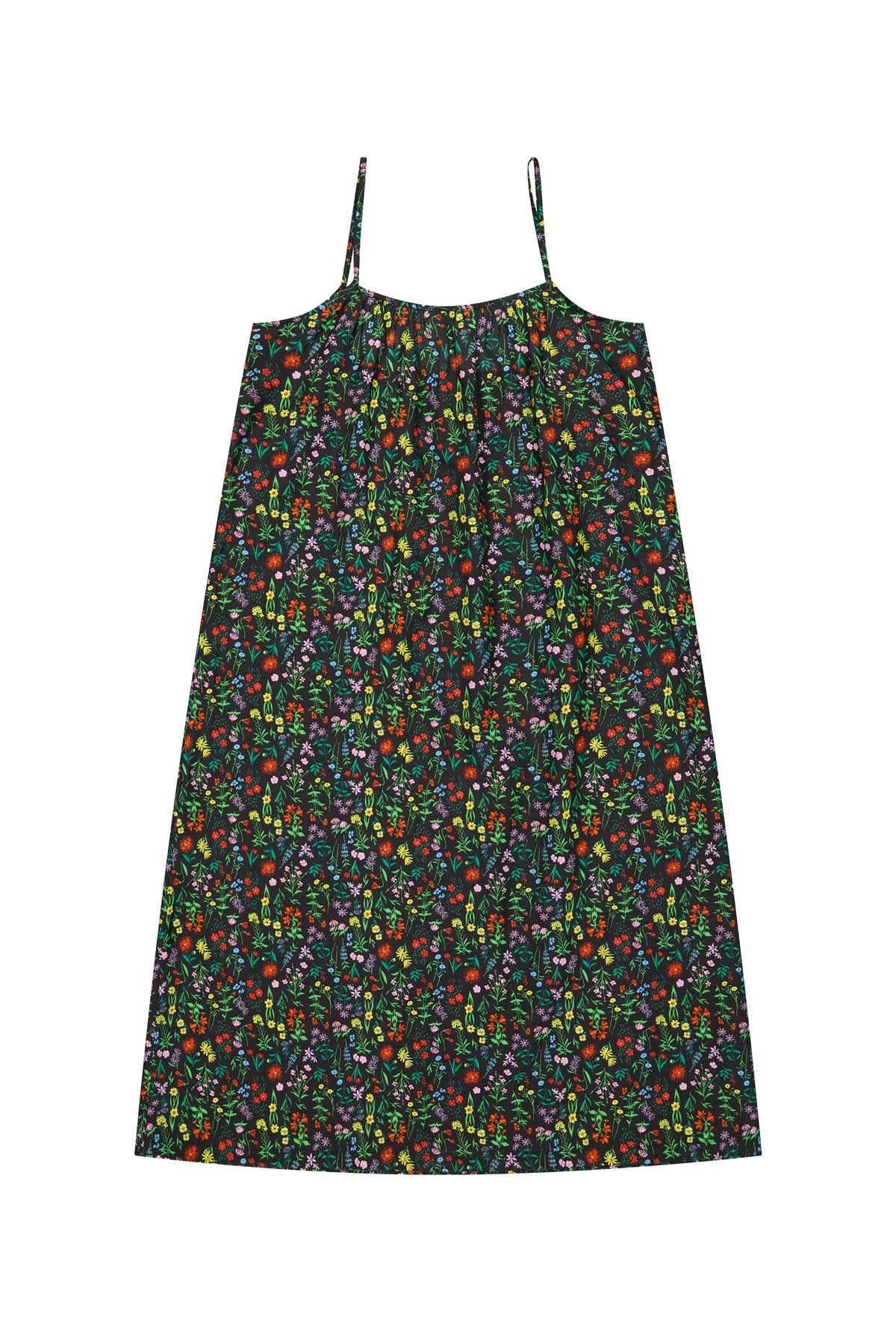 Robe Longue à Bretelles - Pampa Noir