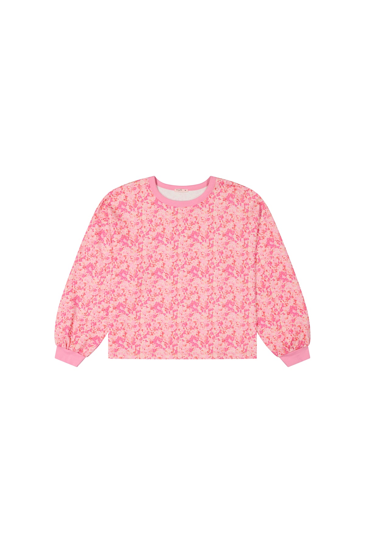 Sweat 100% Coton BIO - Confettis Rose
