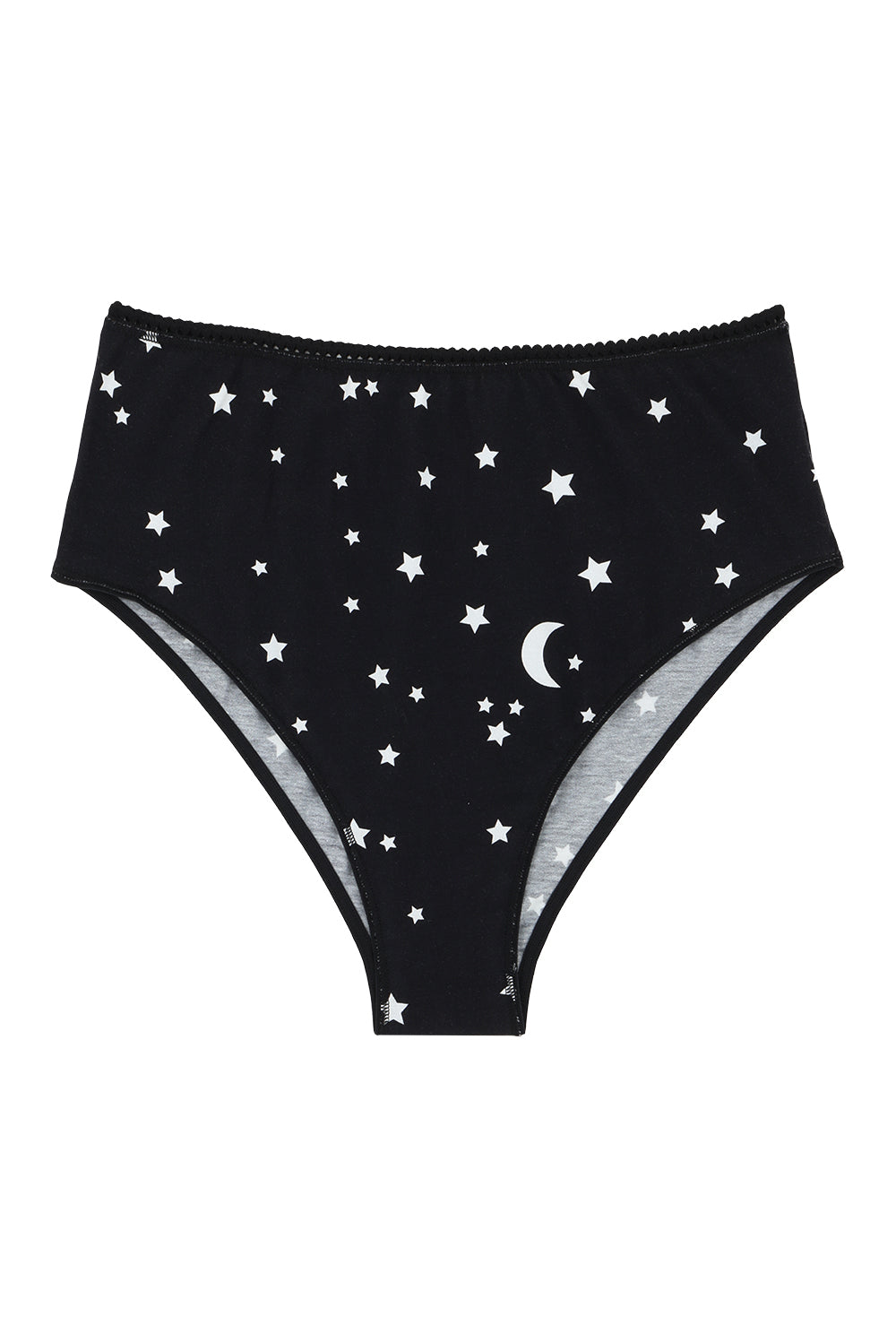 Culotte Taille Haute Coton BIO - Étoiles