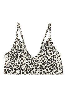 Brassière Coton BIO - Léopard Classique