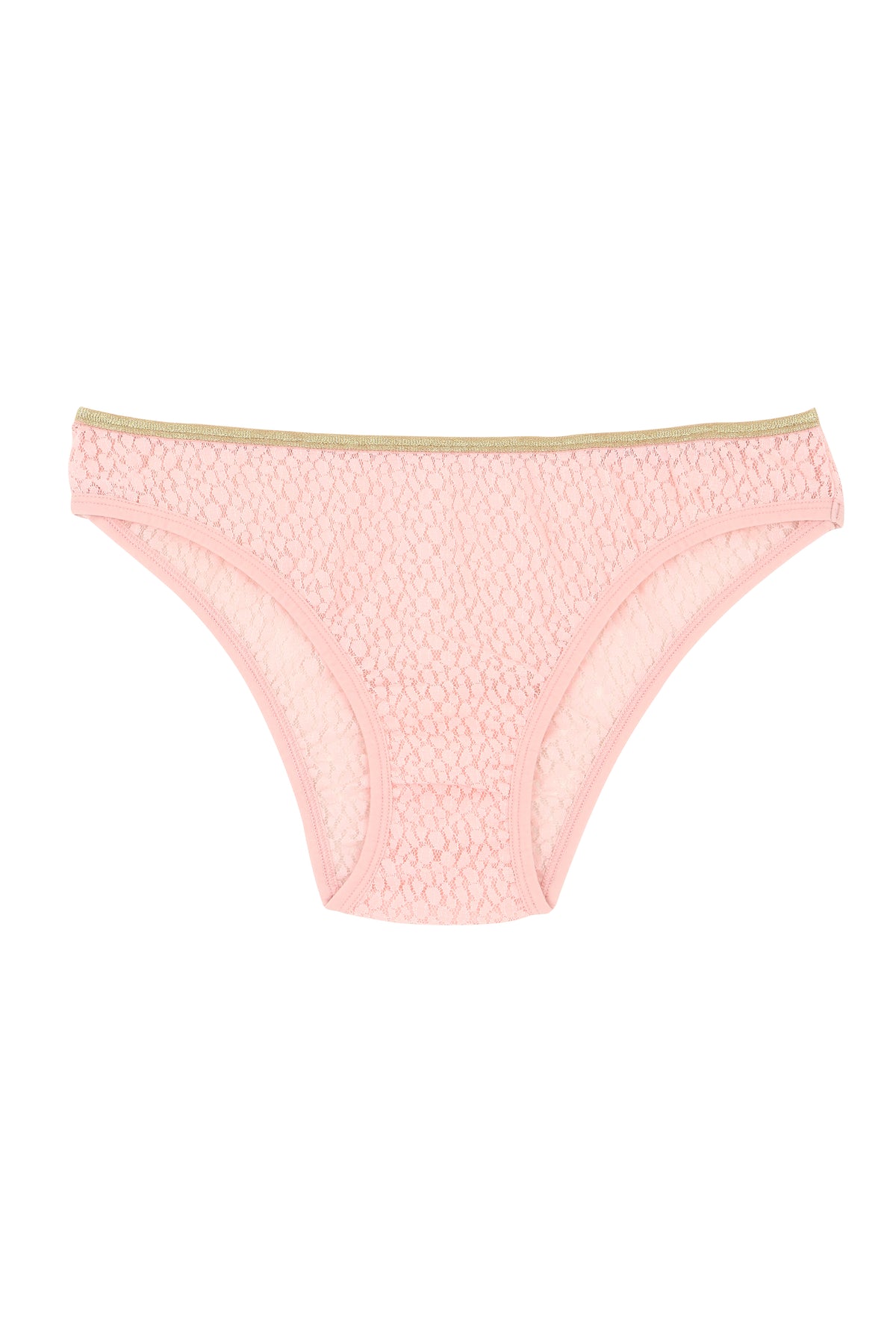 Lace Panties - Pink Lurex
