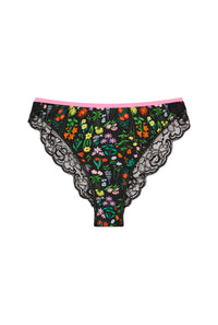 Culotte Bi-matière - Pampa Noir