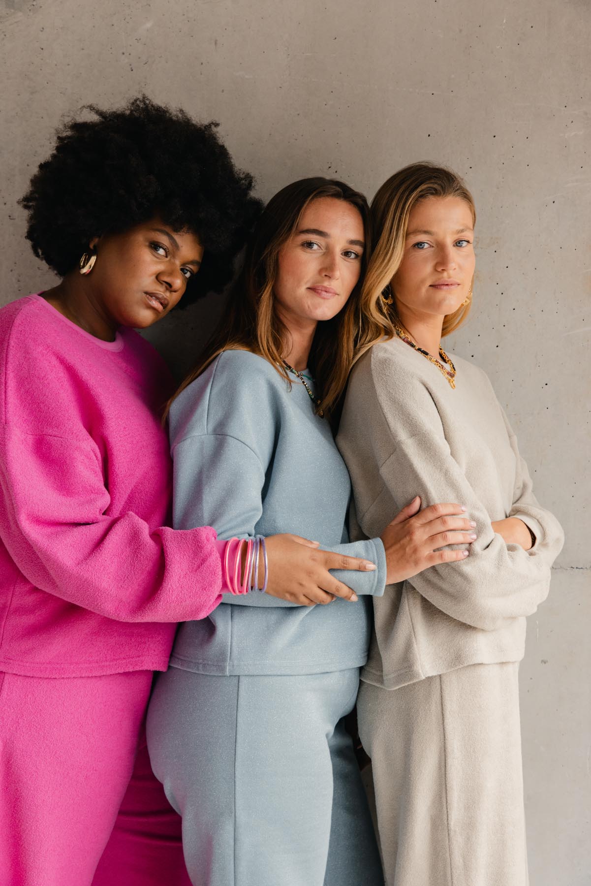 Sweat Cocoon 100% Coton - Fushia