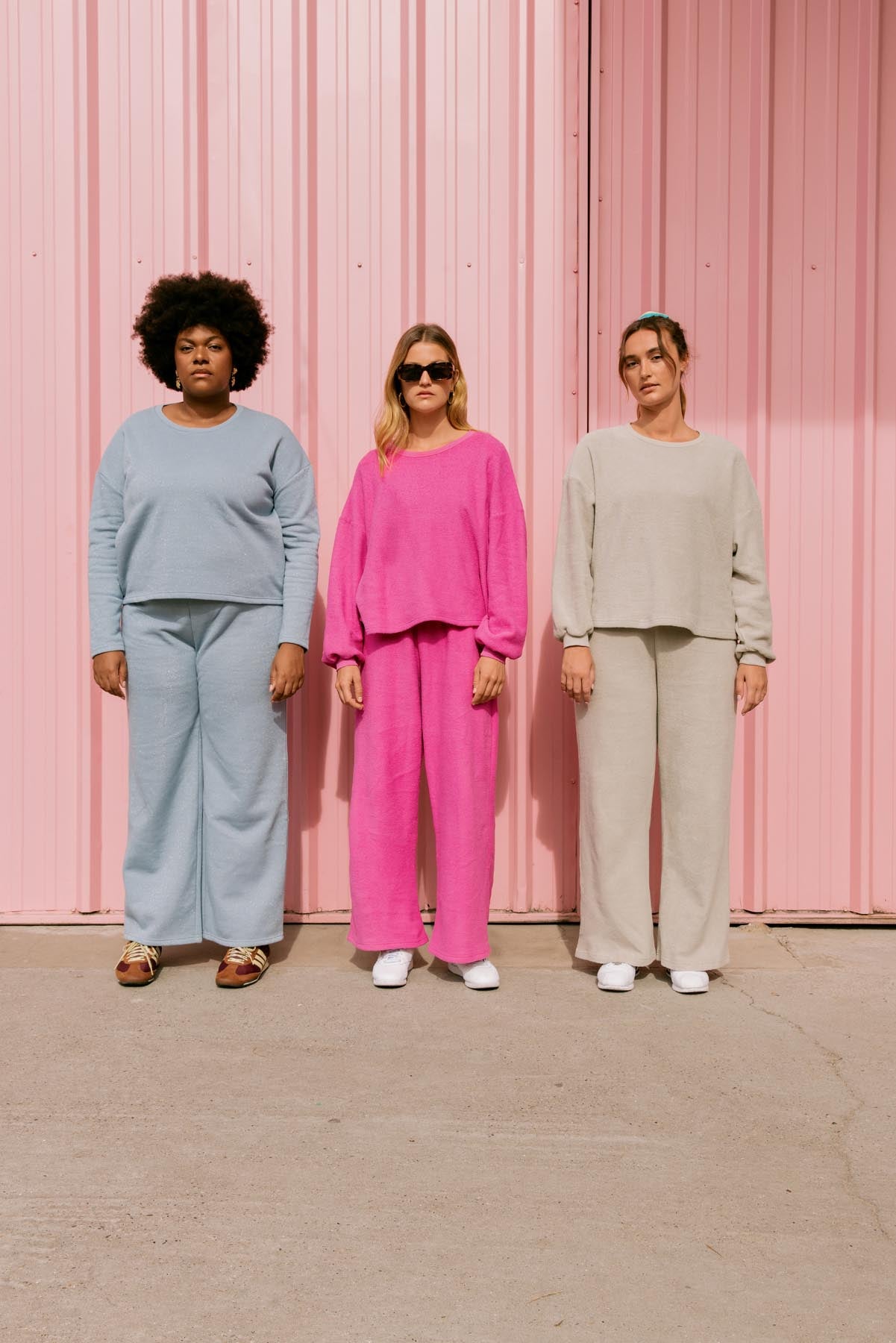 Sweat Cocoon 100% Coton - Fushia