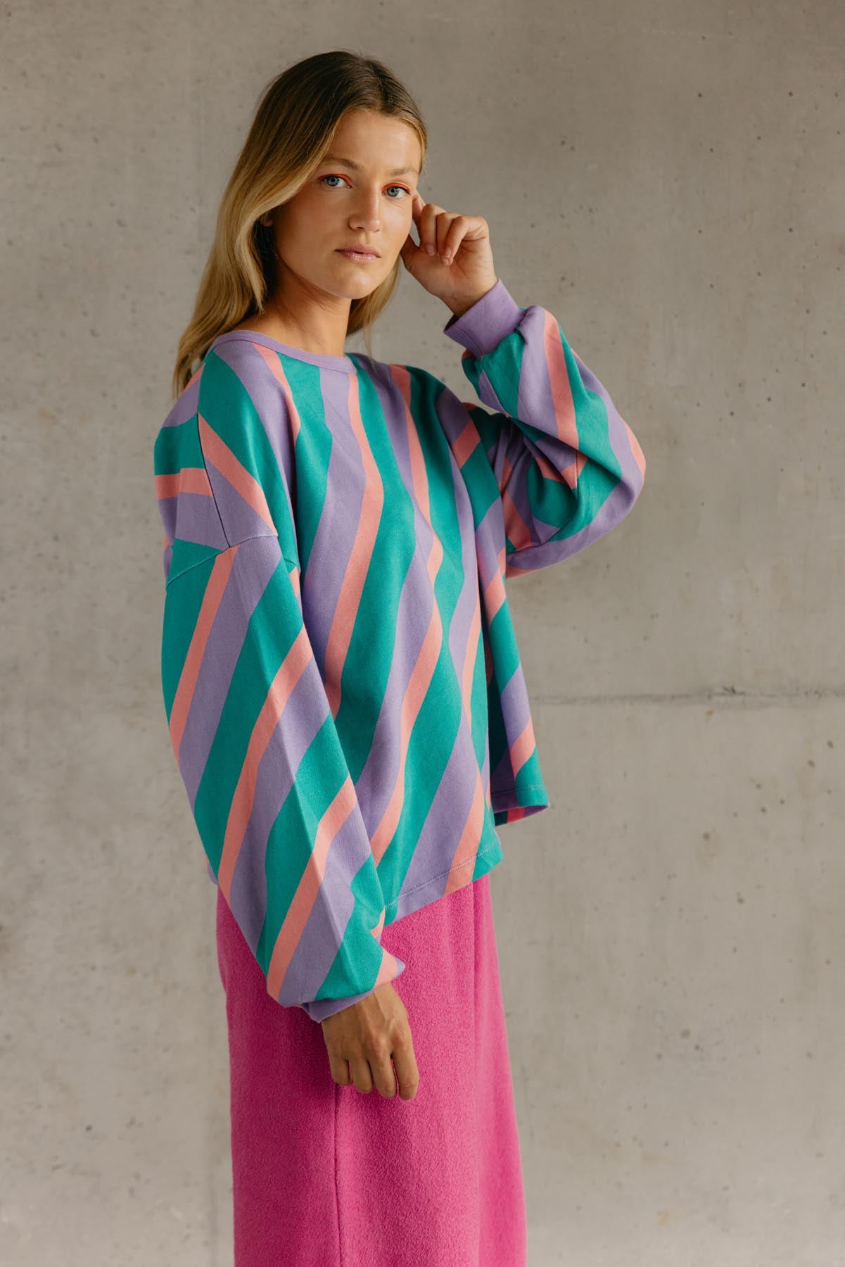 Violette fait du 34 et porte une taille XS/S