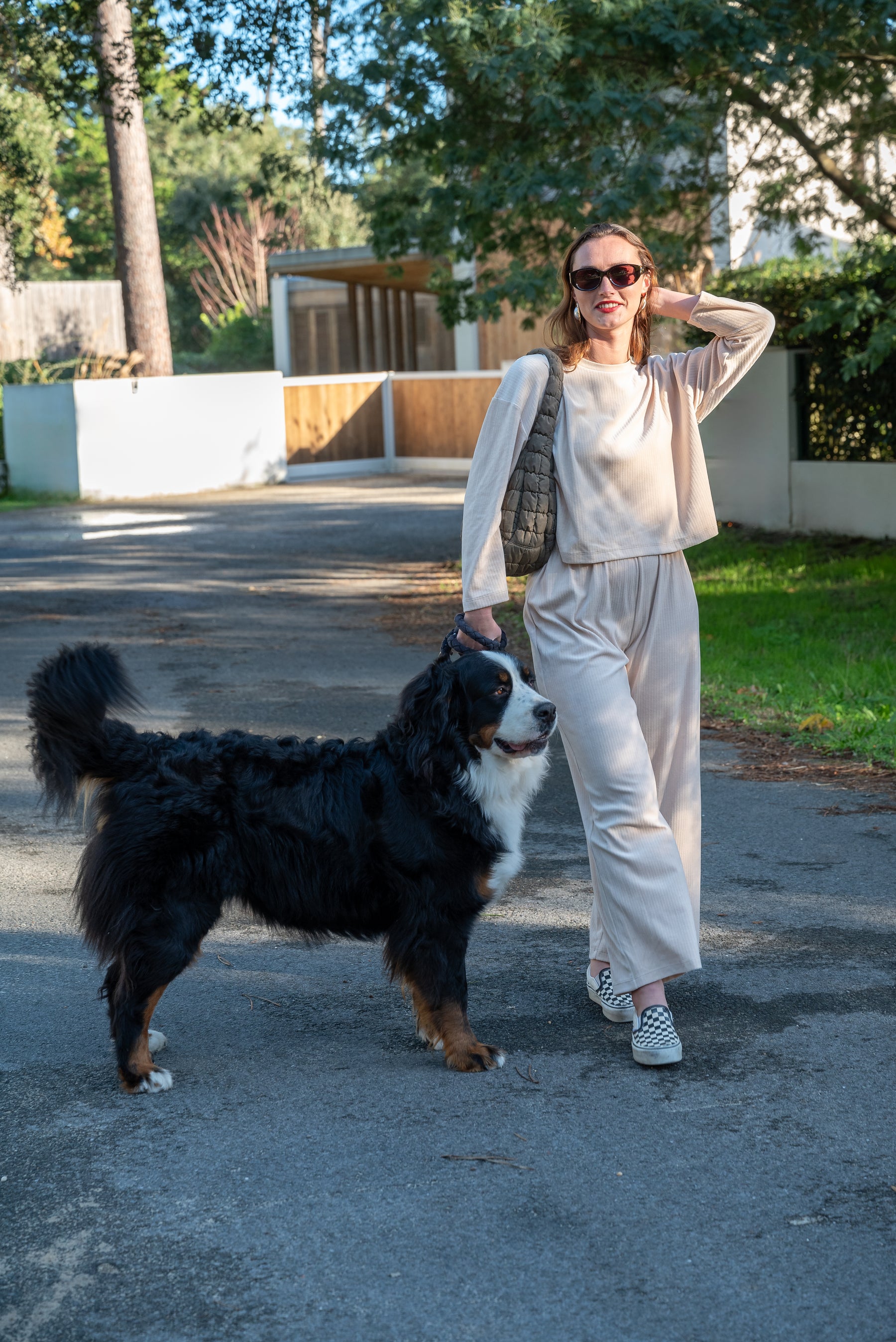 We Are Jolies - Femme - Ensemble - Velours - Sable - Beige - Confortable