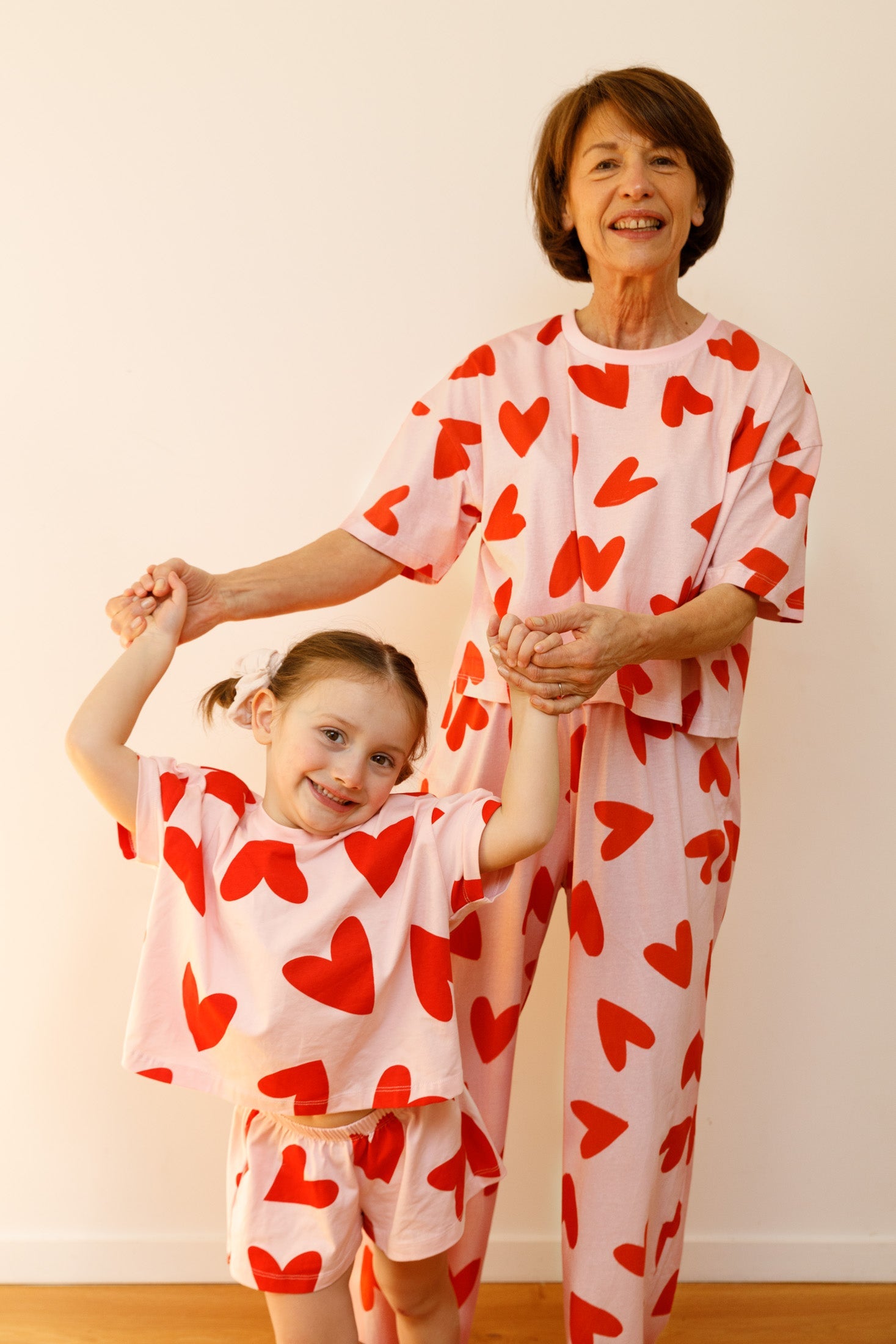 Pyjama Long Coton Bio - Mi Amor Rose