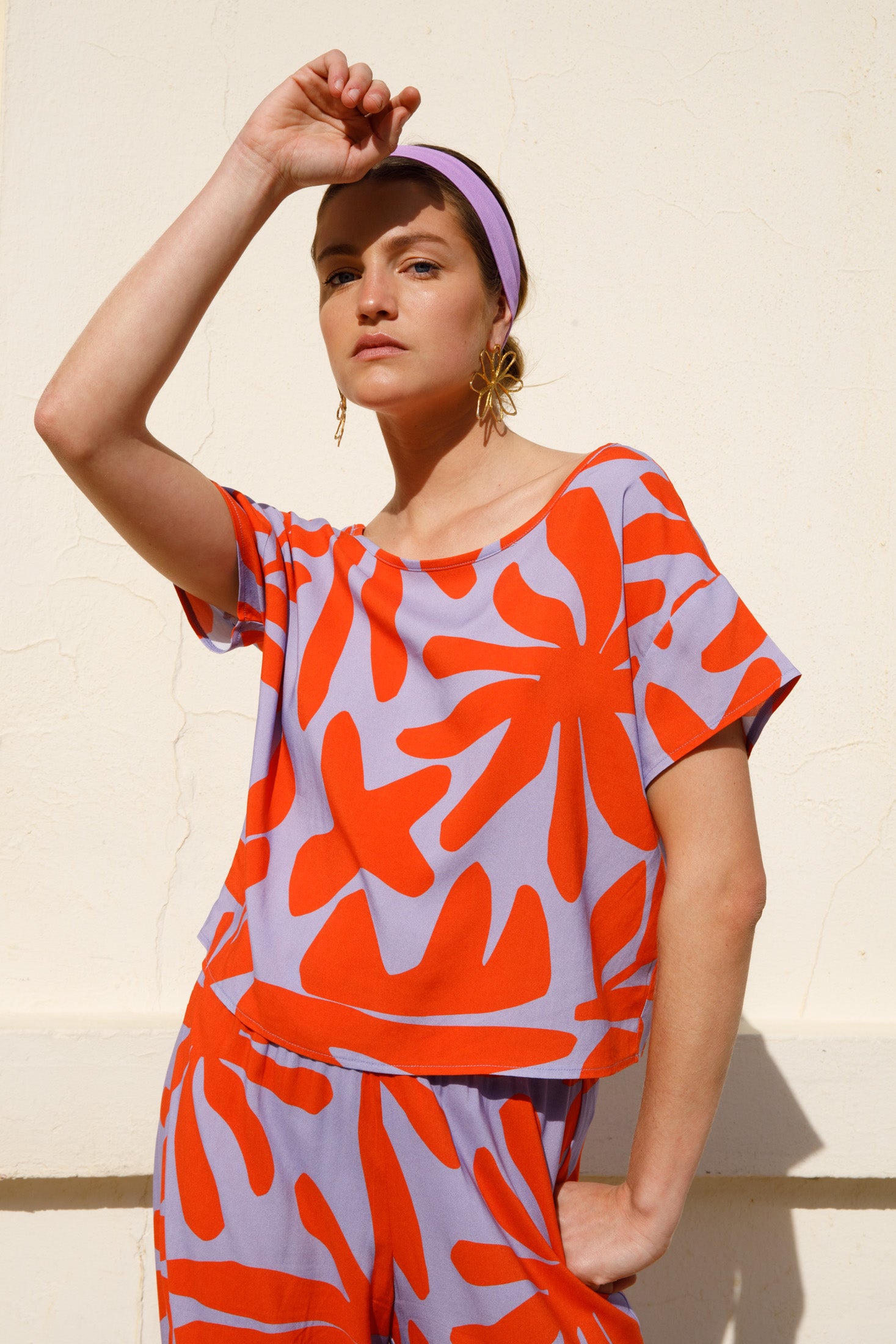 top viscose - Corail - fluide et décontracté - We Are Jolies