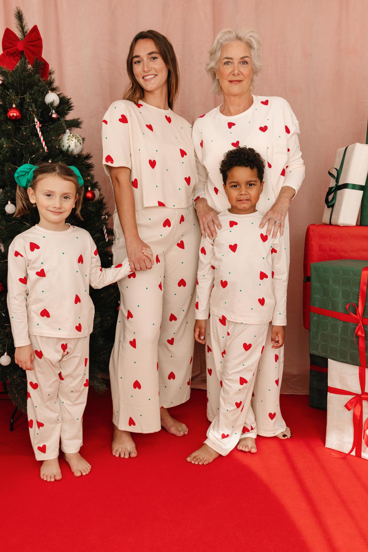 Pyjama Long Gaufré Coton BIO - Petit Coeur