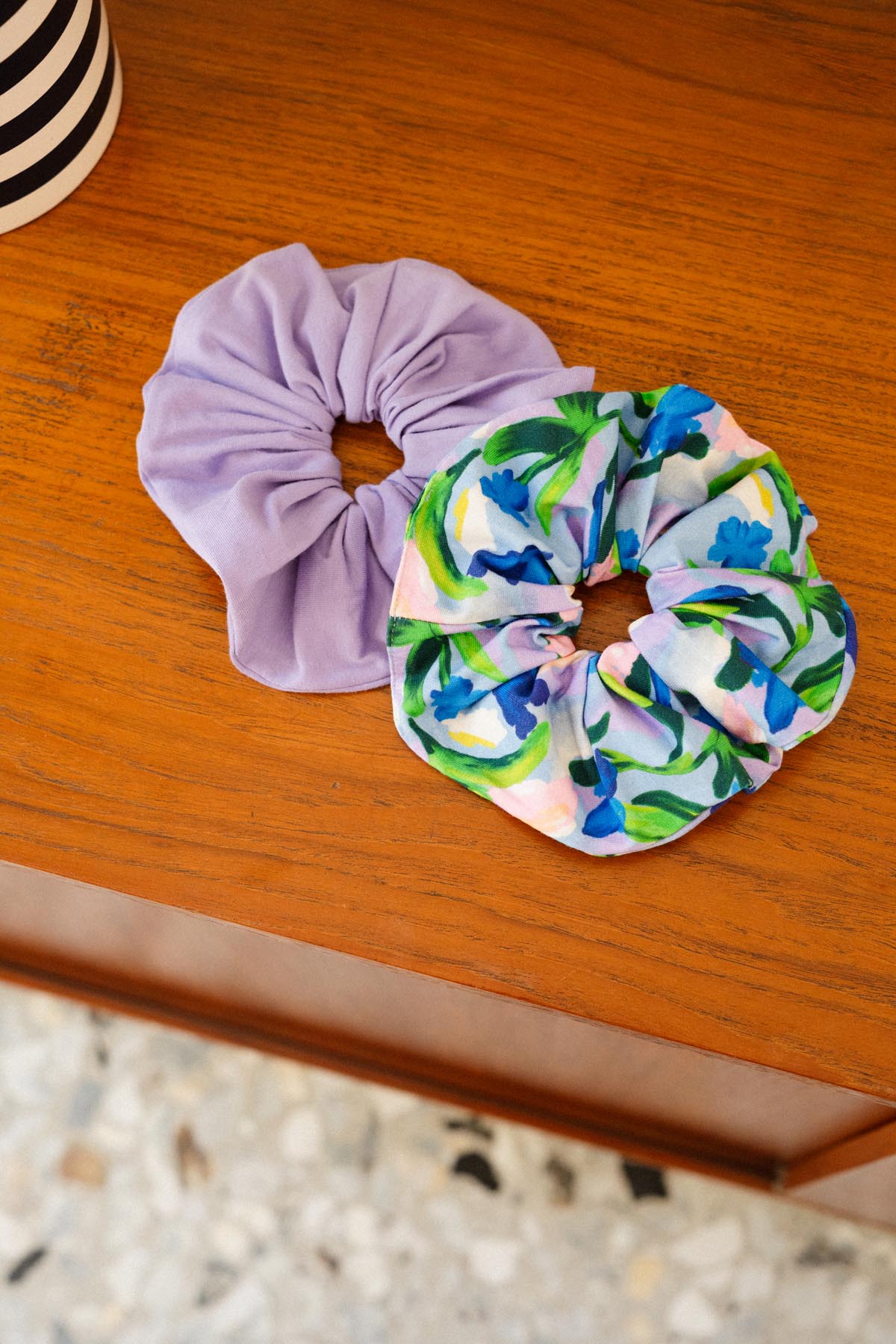 Pack 2 Oversized Scrunchies - Leila Rose | Violet