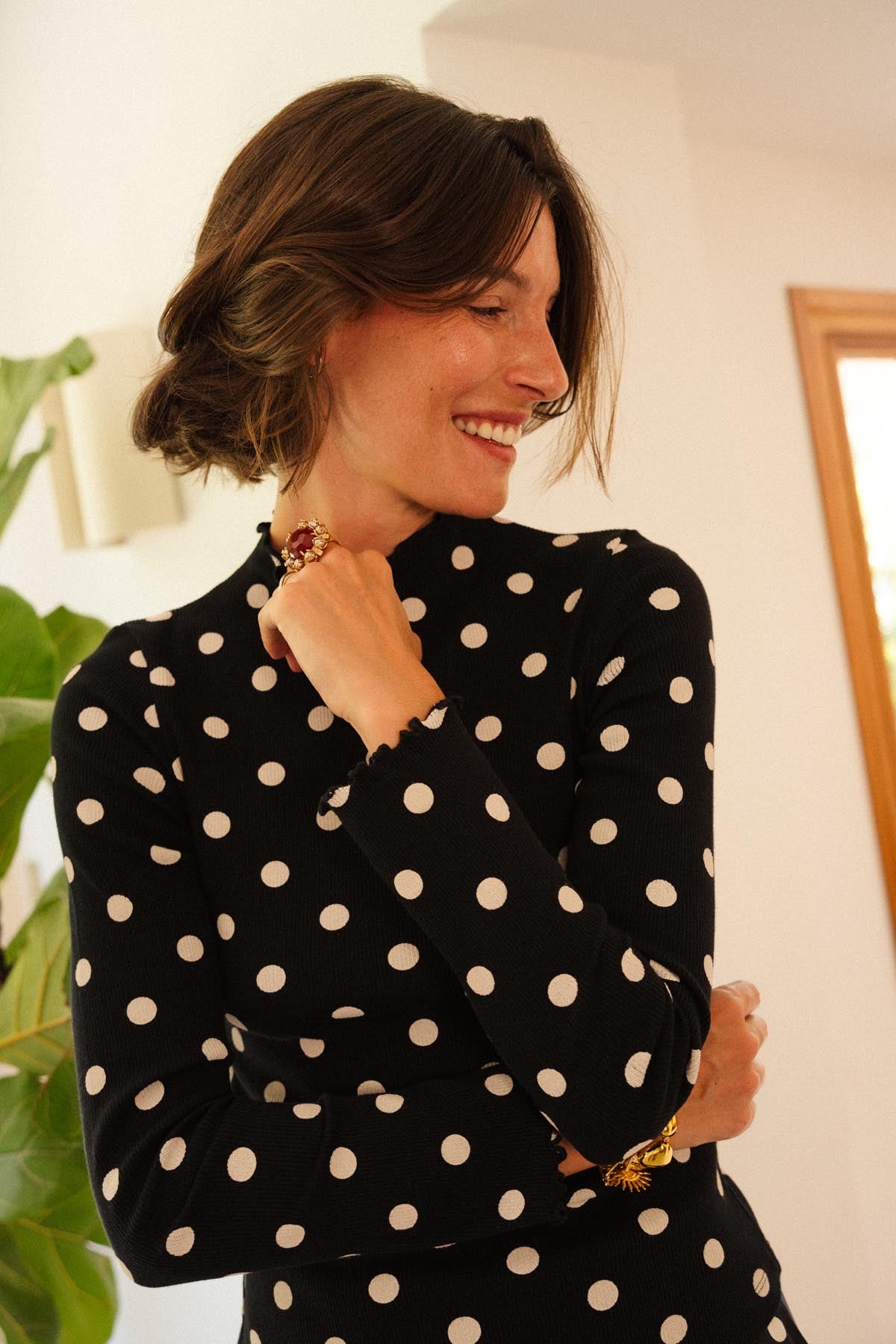 Julie A. fait du 36 et porte une taille XS/S*