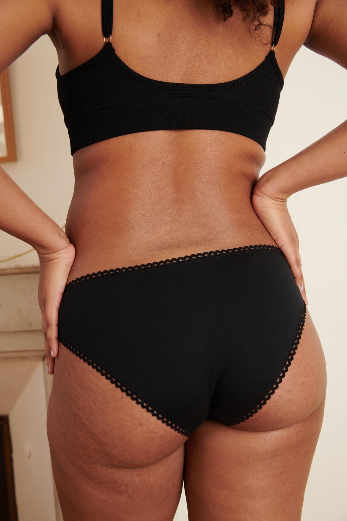 Culotte Coton BIO - Pirate Black