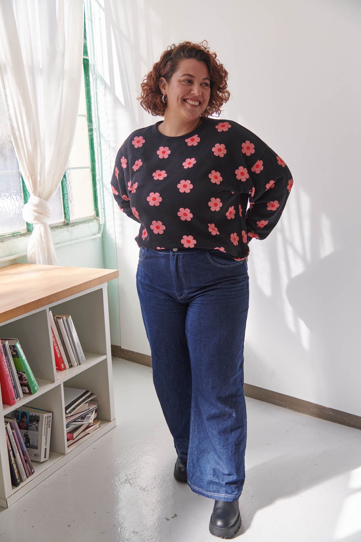 Sweat 100% Coton BIO - Monique Noir