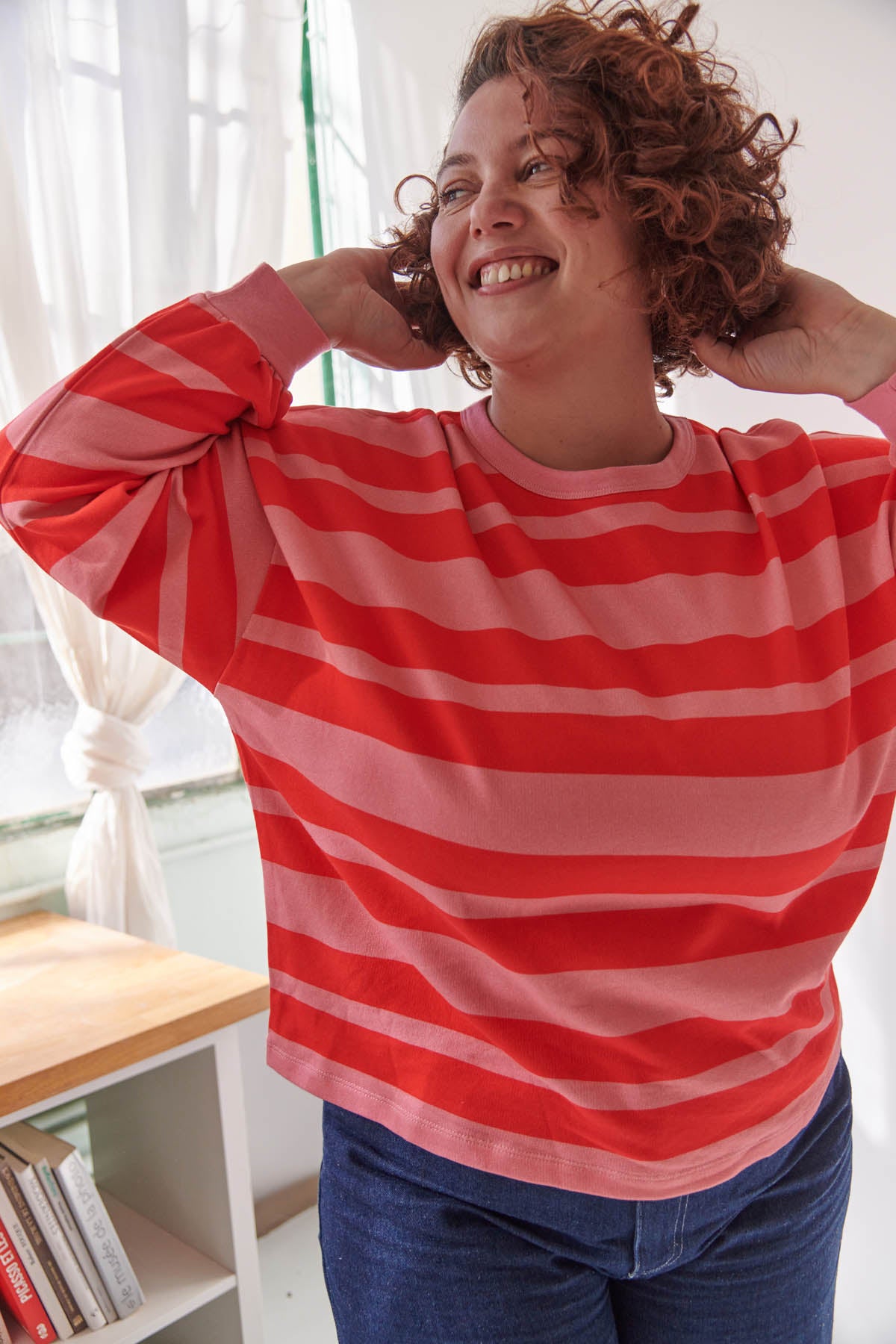 Amandine fait du 44 et porte une taille XL/2XL