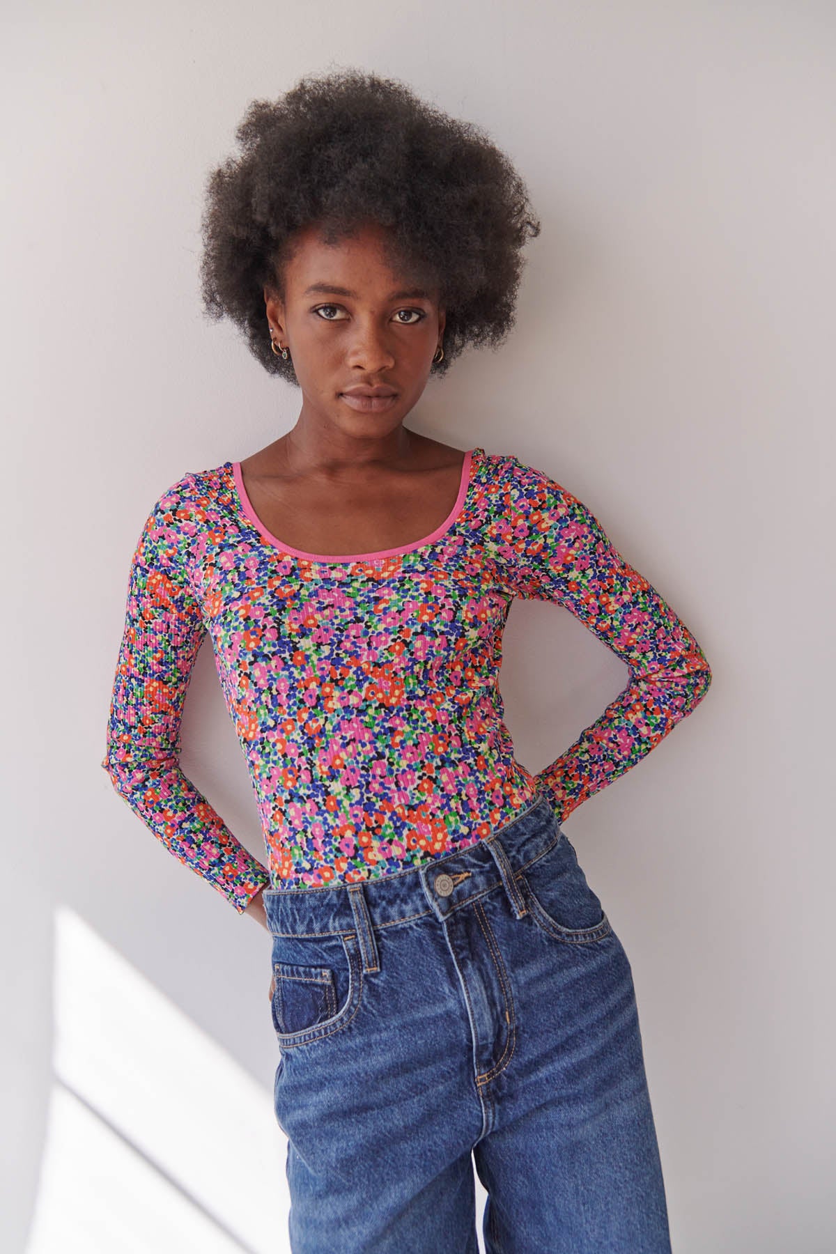 Kathy fait du 34 et porte une taille XS