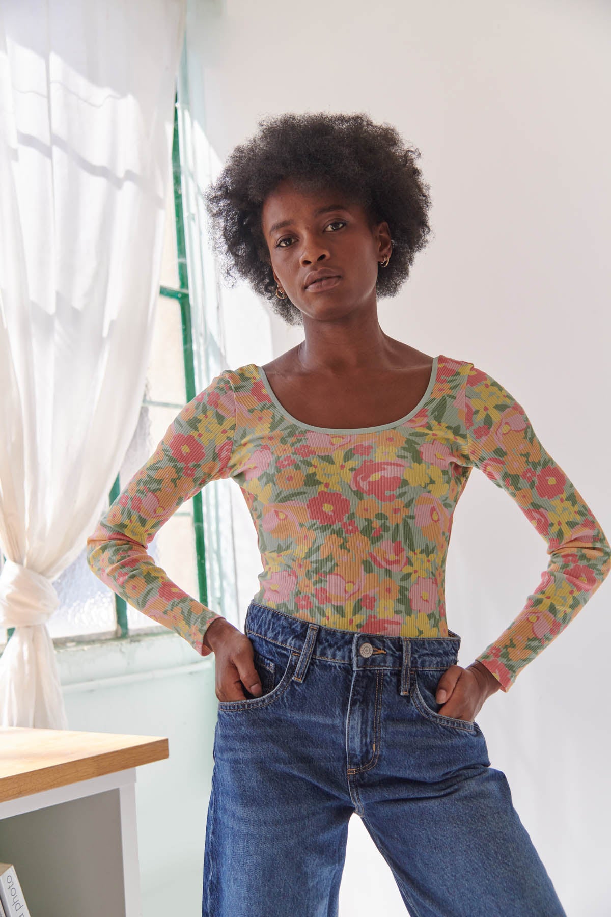 Kathy fait du 34 et porte une taille XS