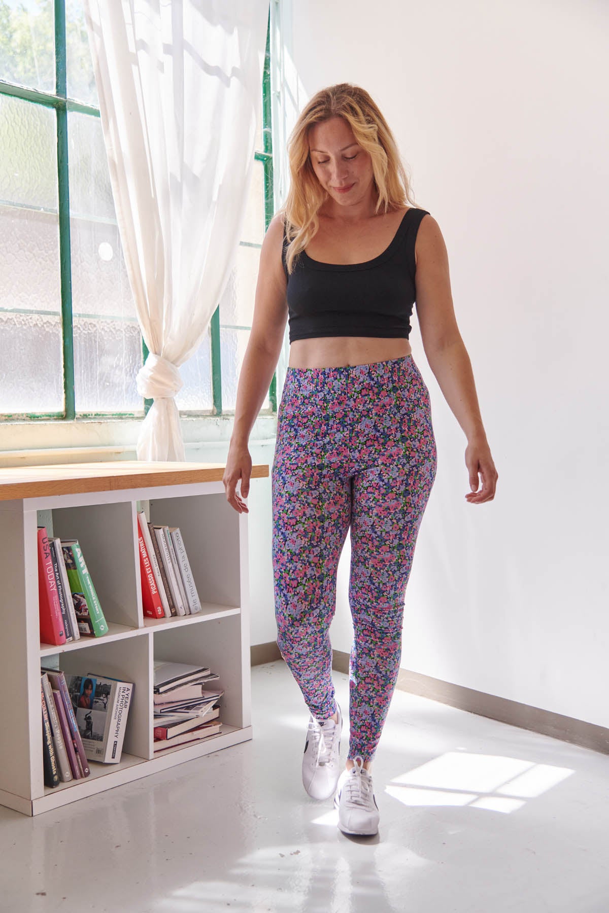 Julie fait du 40 et porte une taille M/L en bas et M en haut