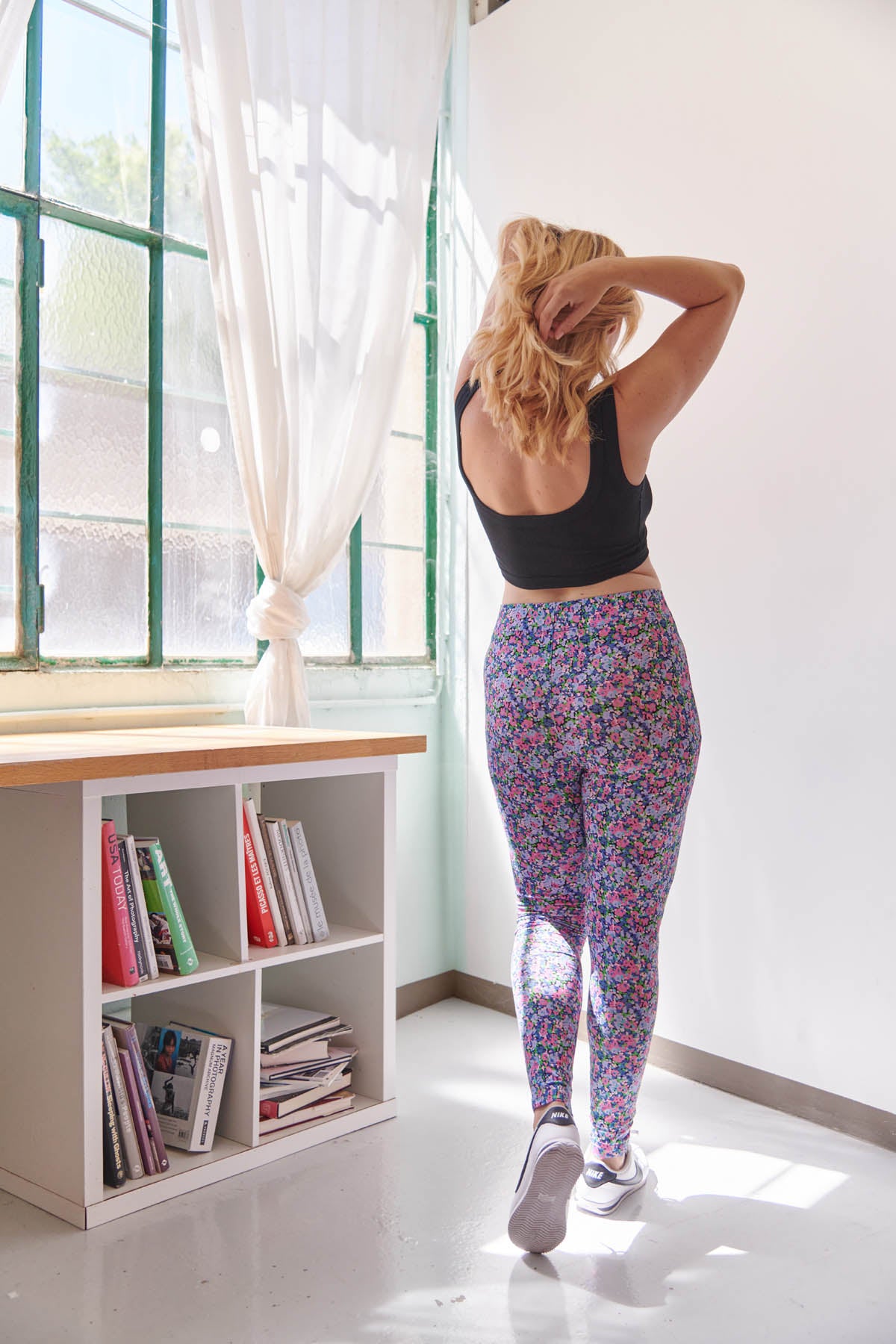 Julie fait du 40 et porte une taille M/L en bas et M en haut