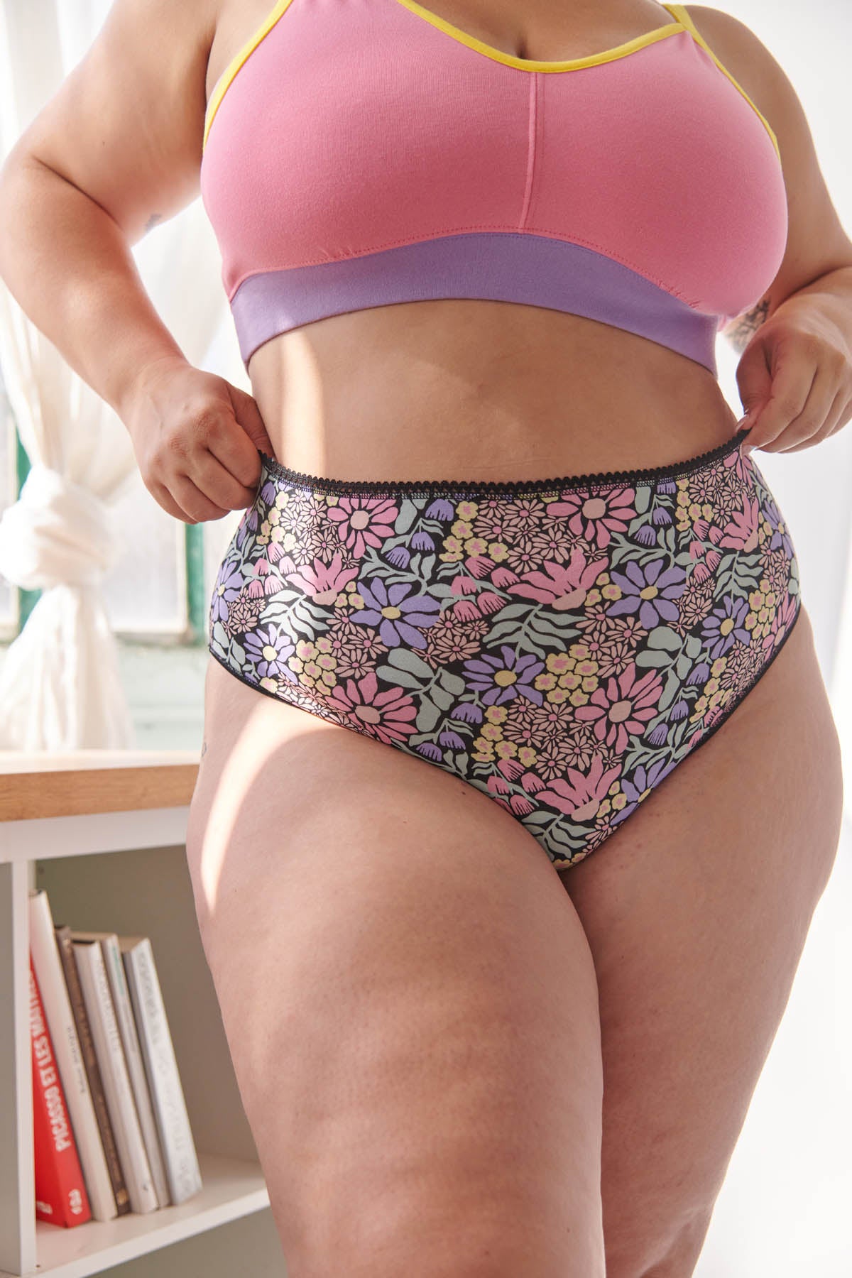 Amandine fait du 44 et porte une taille 2XL