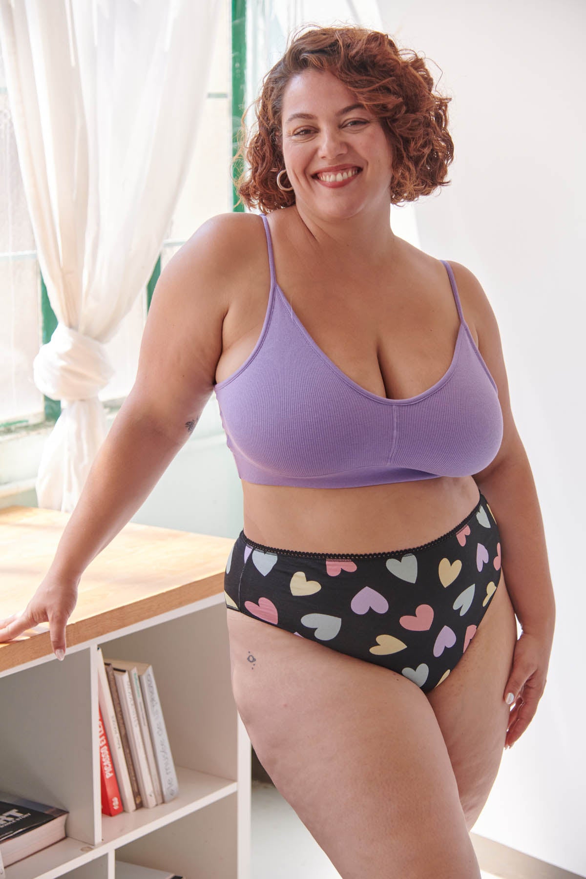 Amandine fait du 44 et porte une taille 2XL
