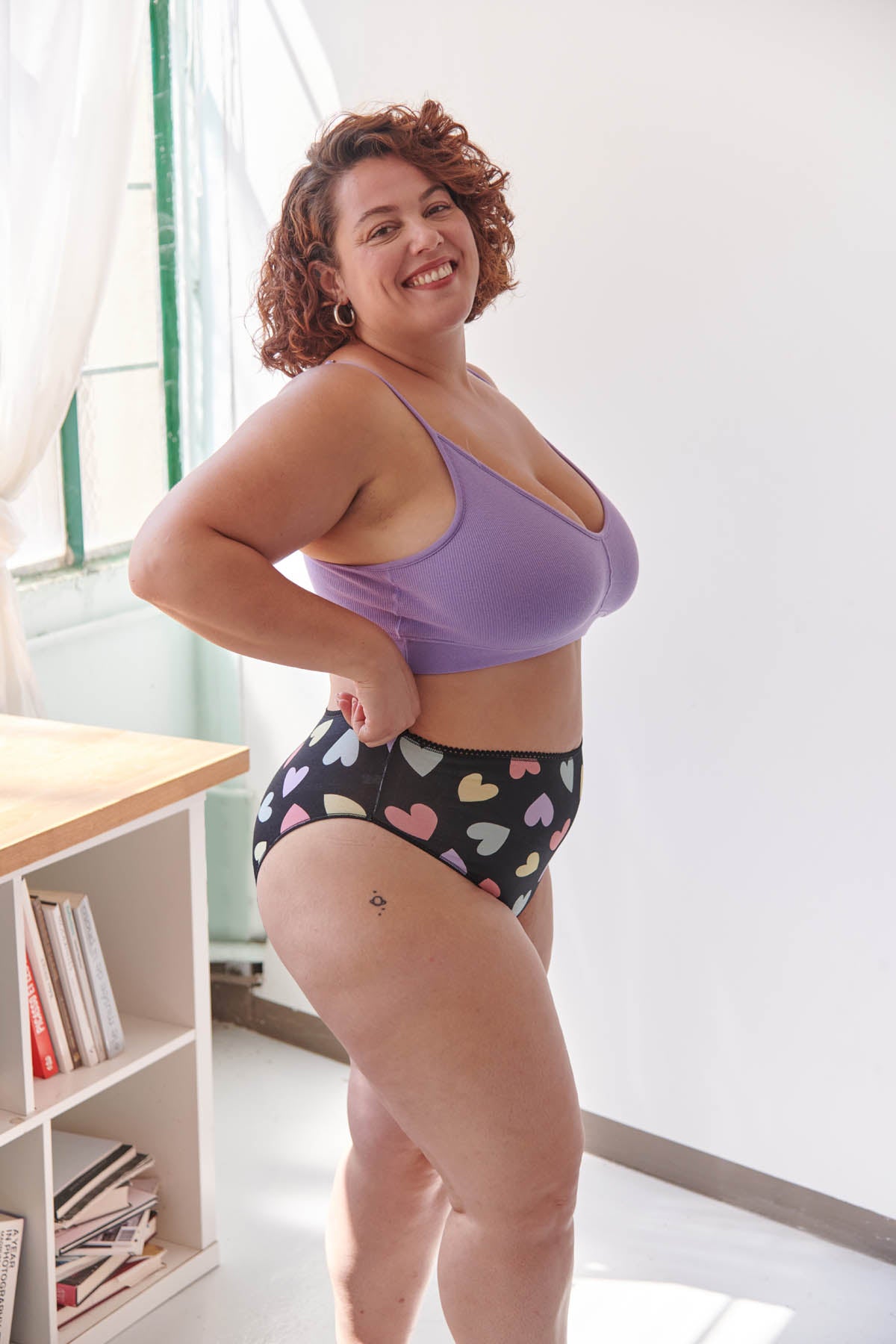 Amandine fait du 44 et porte une taille 2XL