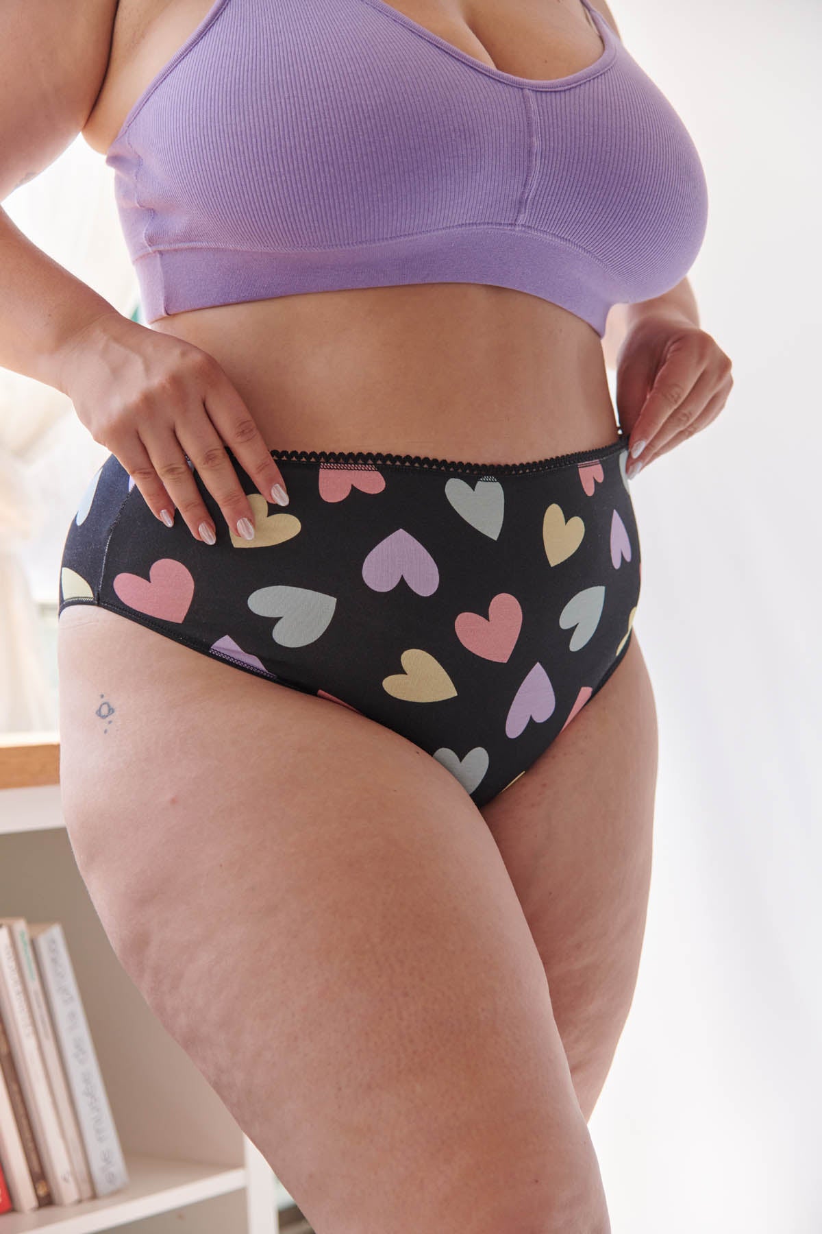 Amandine fait du 44 et porte une taille 2XL