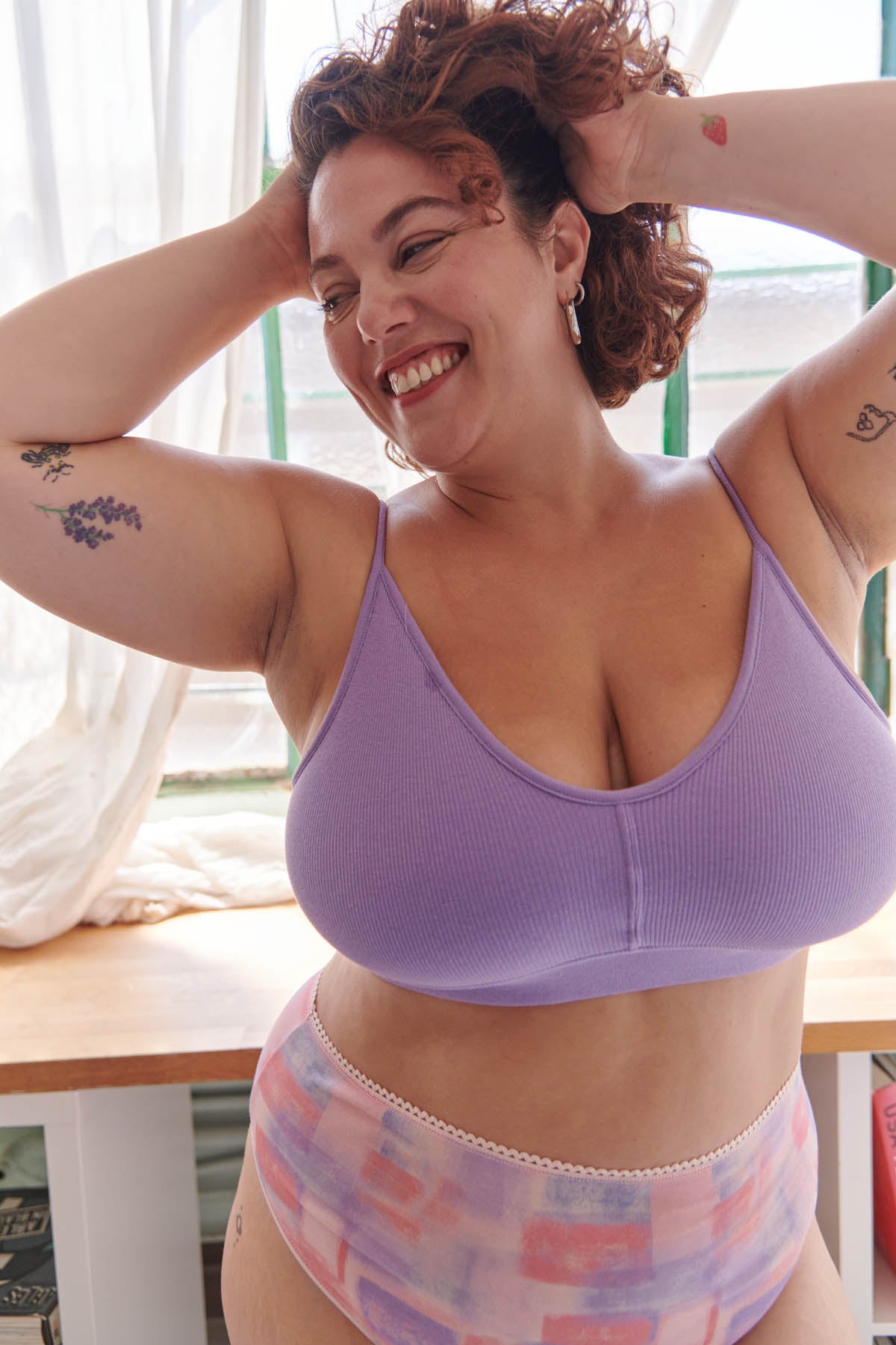 Amandine fait du 100F et porte une taille 3XL