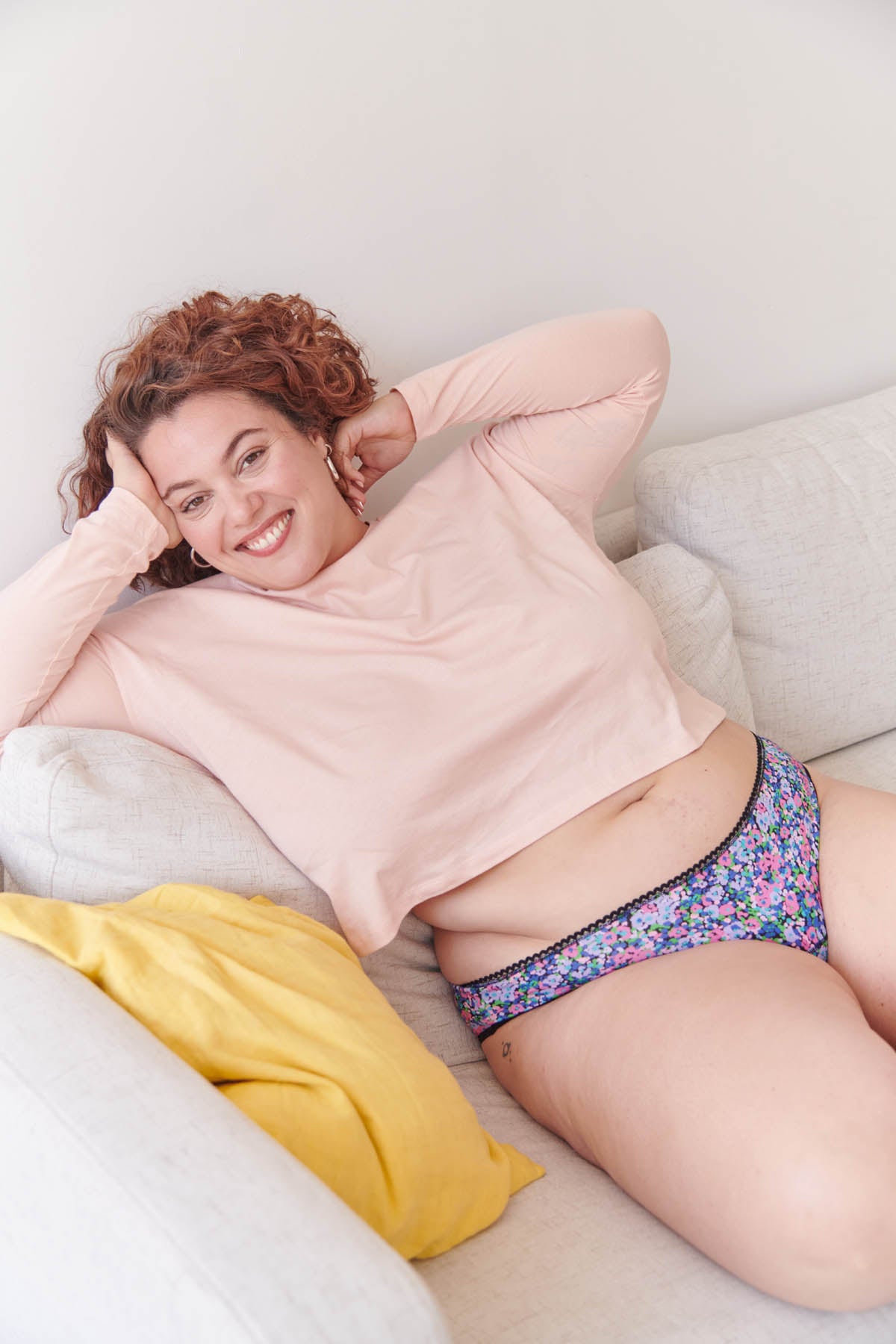 Amandine fait du 44 et porte une taille 2XL