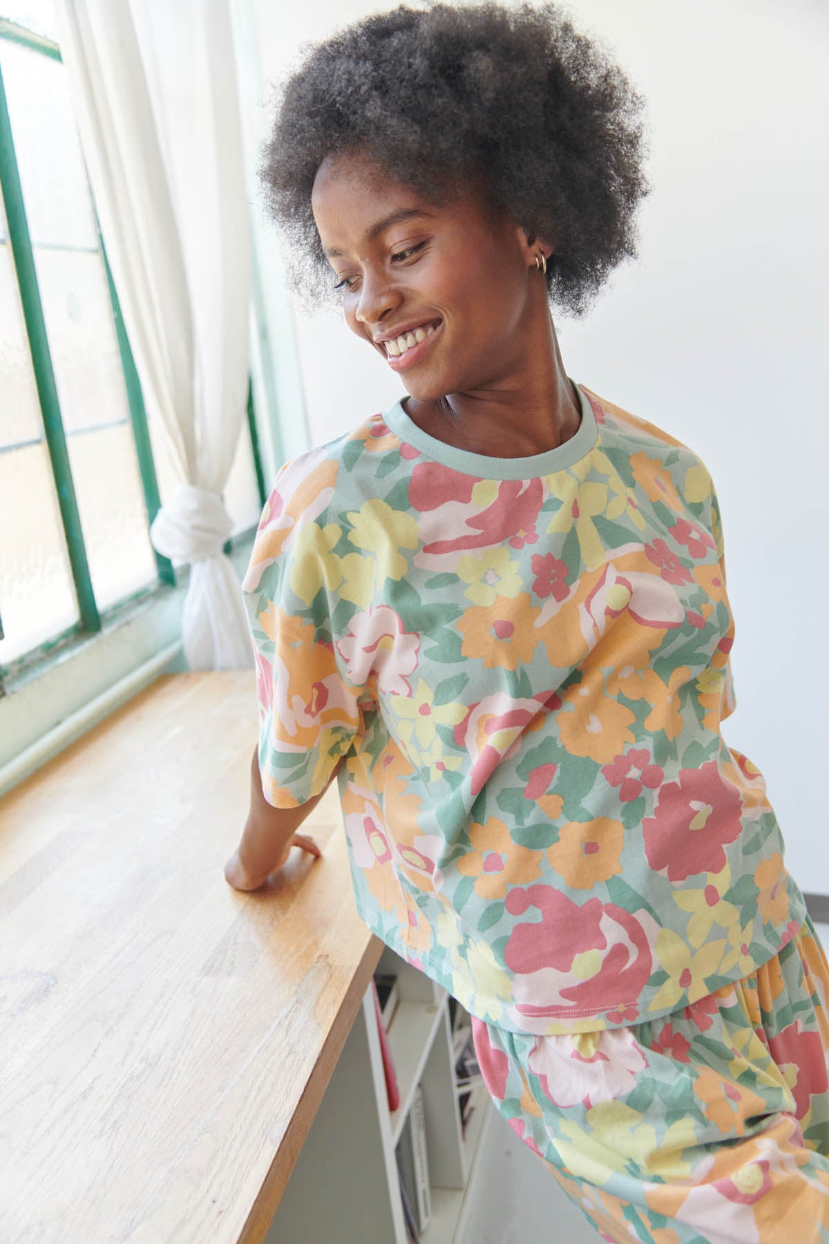 Kathy fait du 34 et porte une taille XS