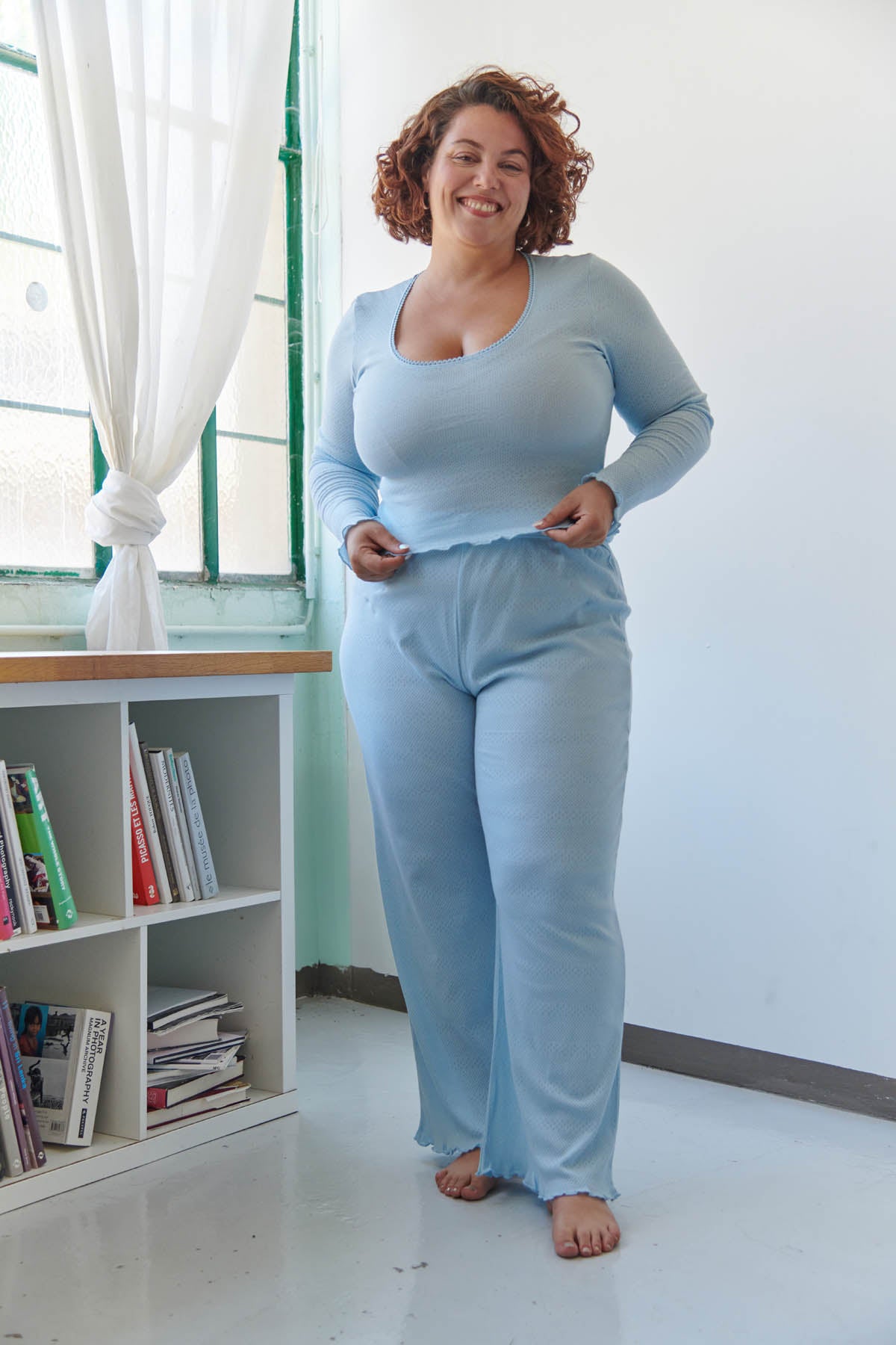 Amandine fait du 44 et porte une taille 2XL