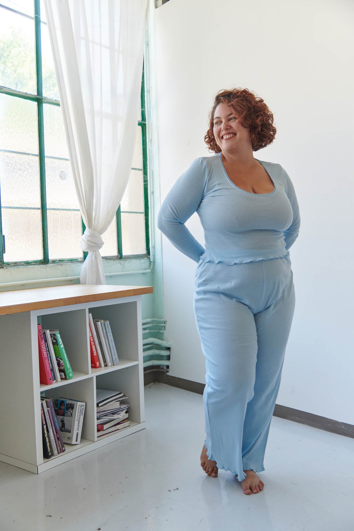 Amandine fait du 44 et porte une taille 2XL