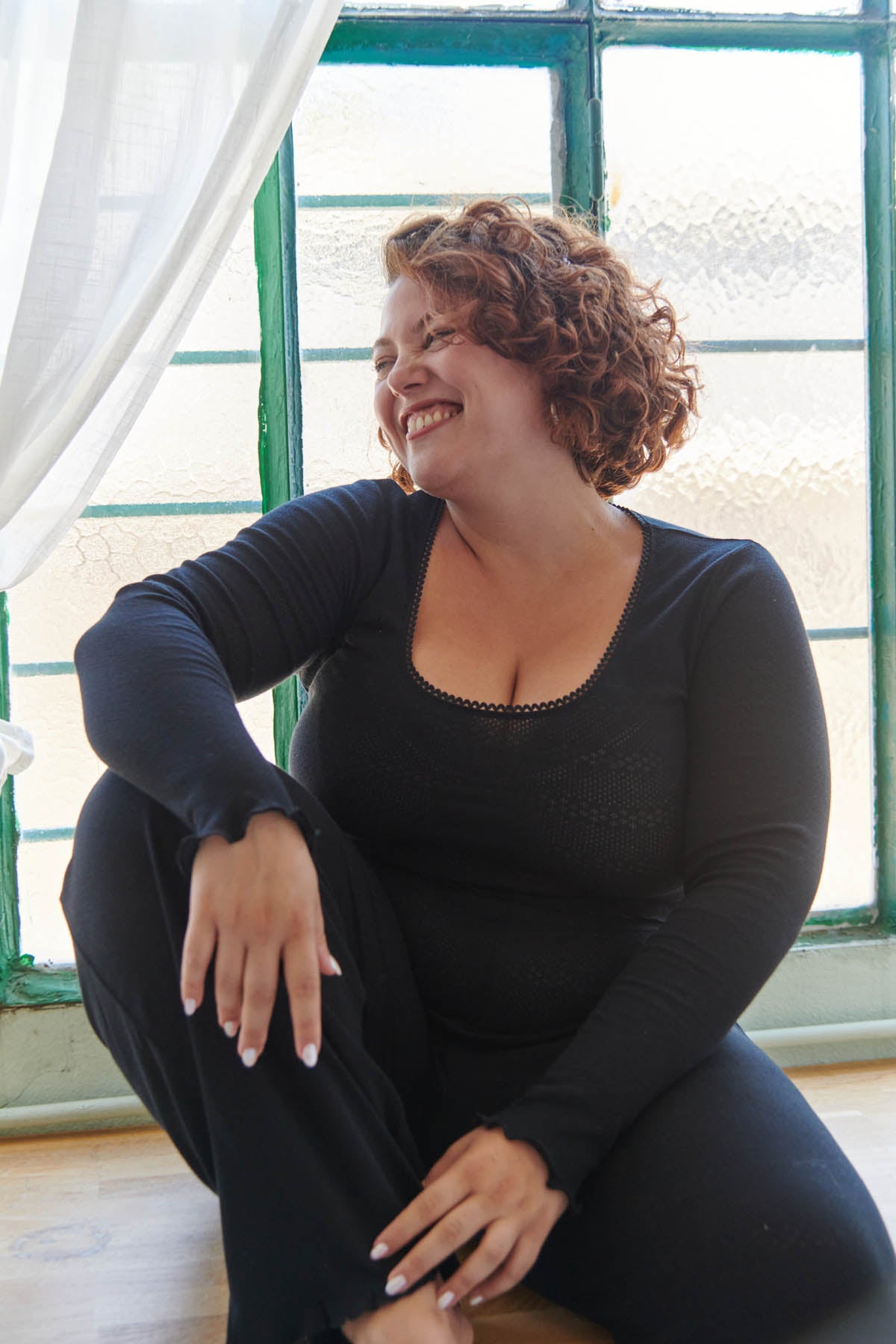 Amandine fait du 44 et porte une taille 2XL