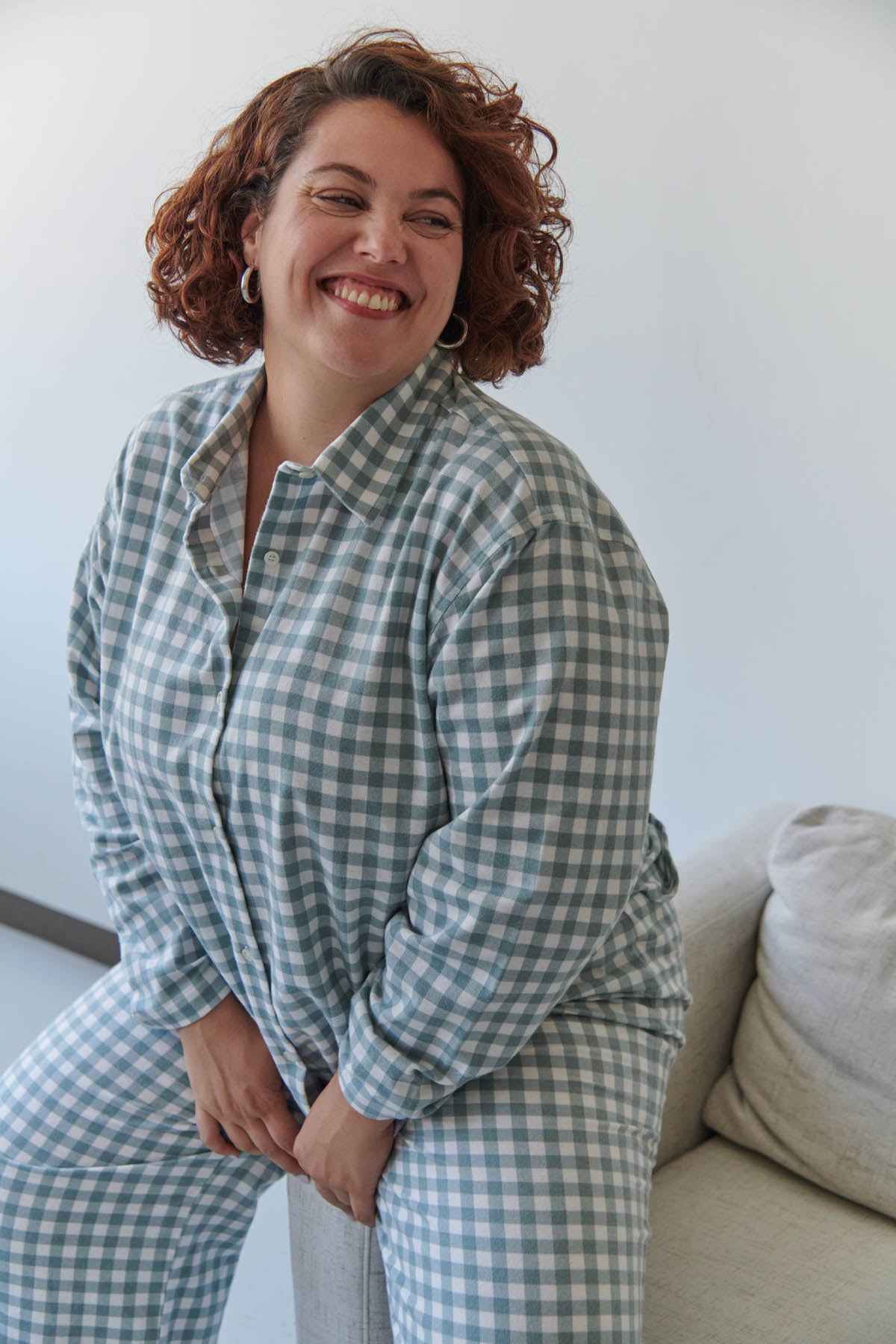 Amandine fait du 44 et porte une taille XL/2XL
