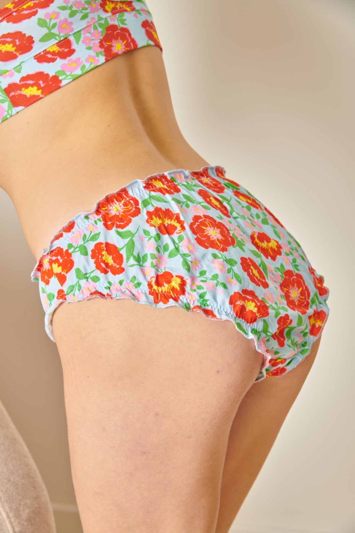 1 BRASSIERE + 1 BLOOMER - Rosa Bleu Ciel