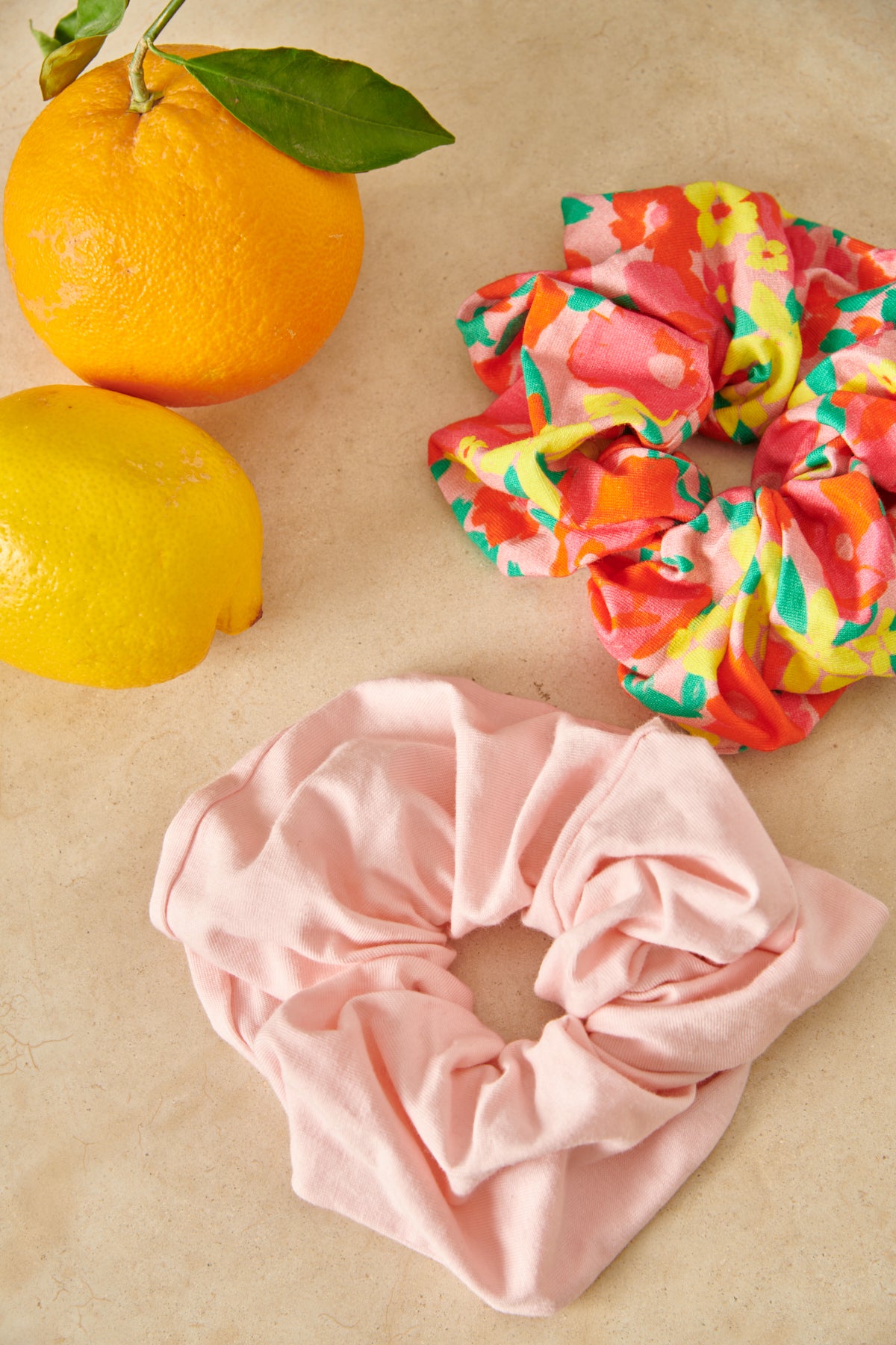 Pack 2 Chouchous oversize - Allamanda | Rose