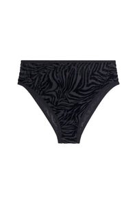 Culotte Taille Haute Tulle - Zèbre Noir