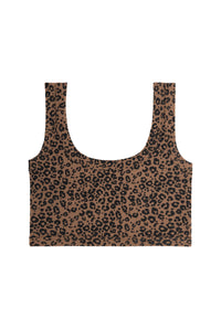 Top Viscose - Léopard Marron