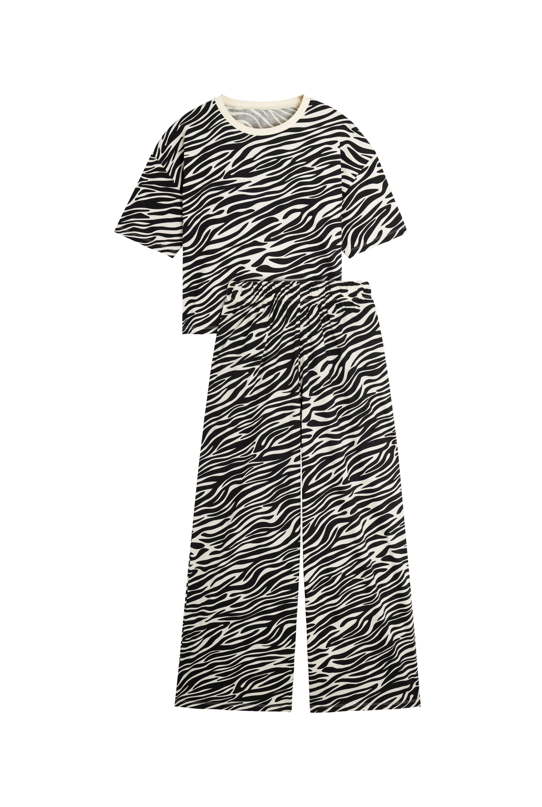 Pyjama Long Coton BIO - Zèbra