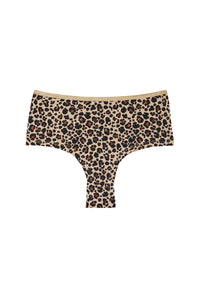 Shorty Tanga Lurex - Léopard