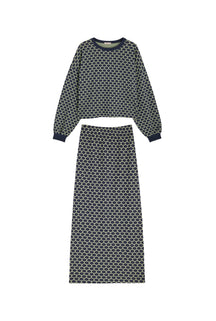 Ensemble Sweat & Jupe longue maille 100% COTON BIO - Bee