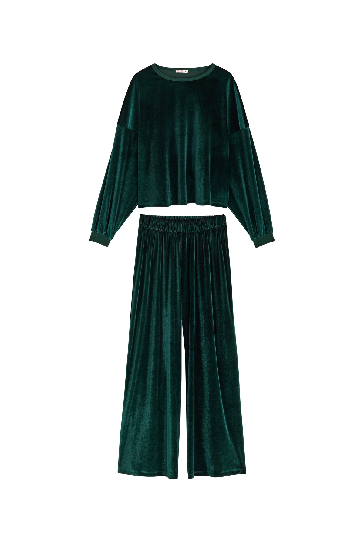 Ensemble Velours - Vert Foncé